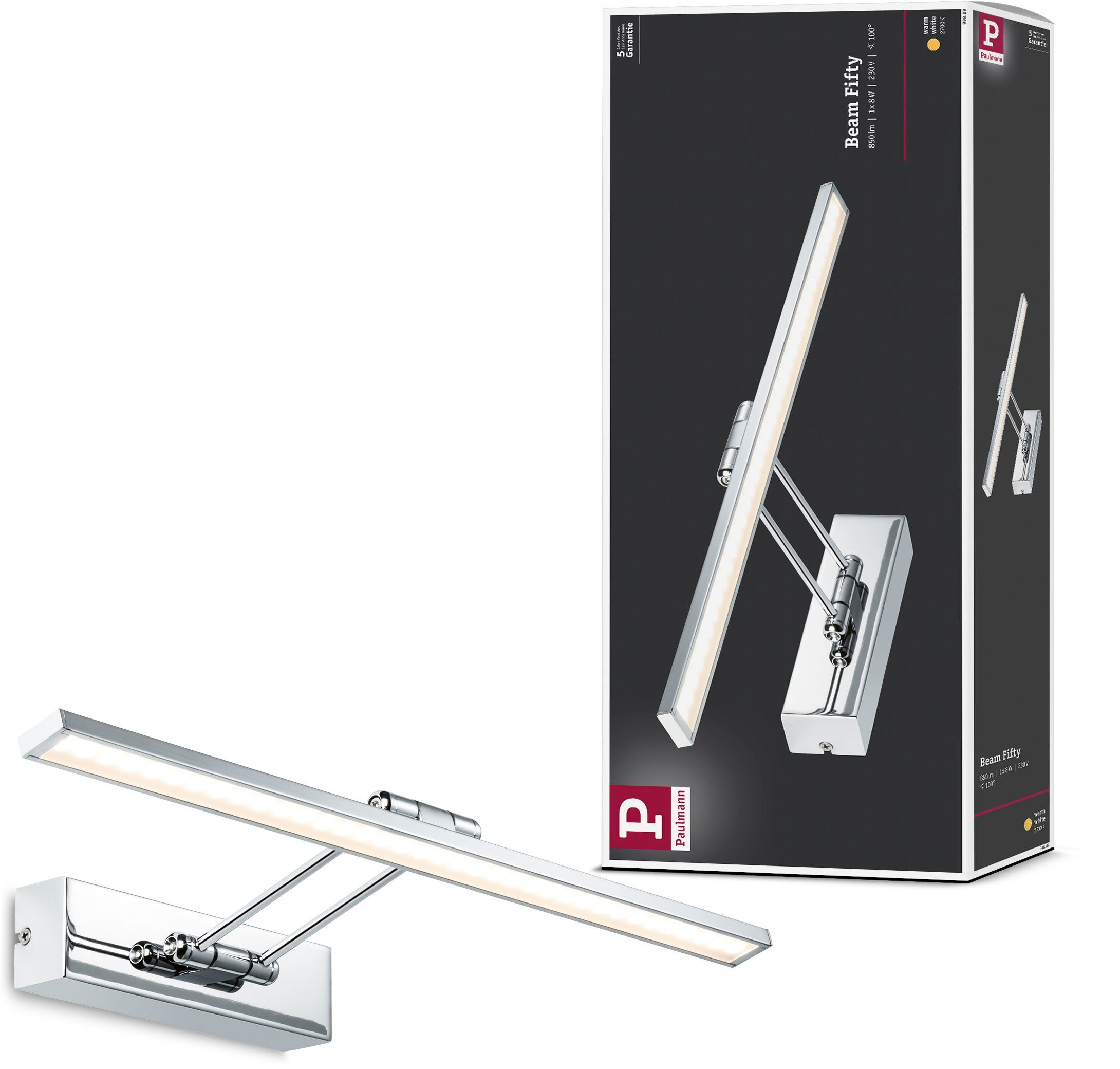 Paulmann Led-schilderijlampje Beam Fifty (1 stuk)