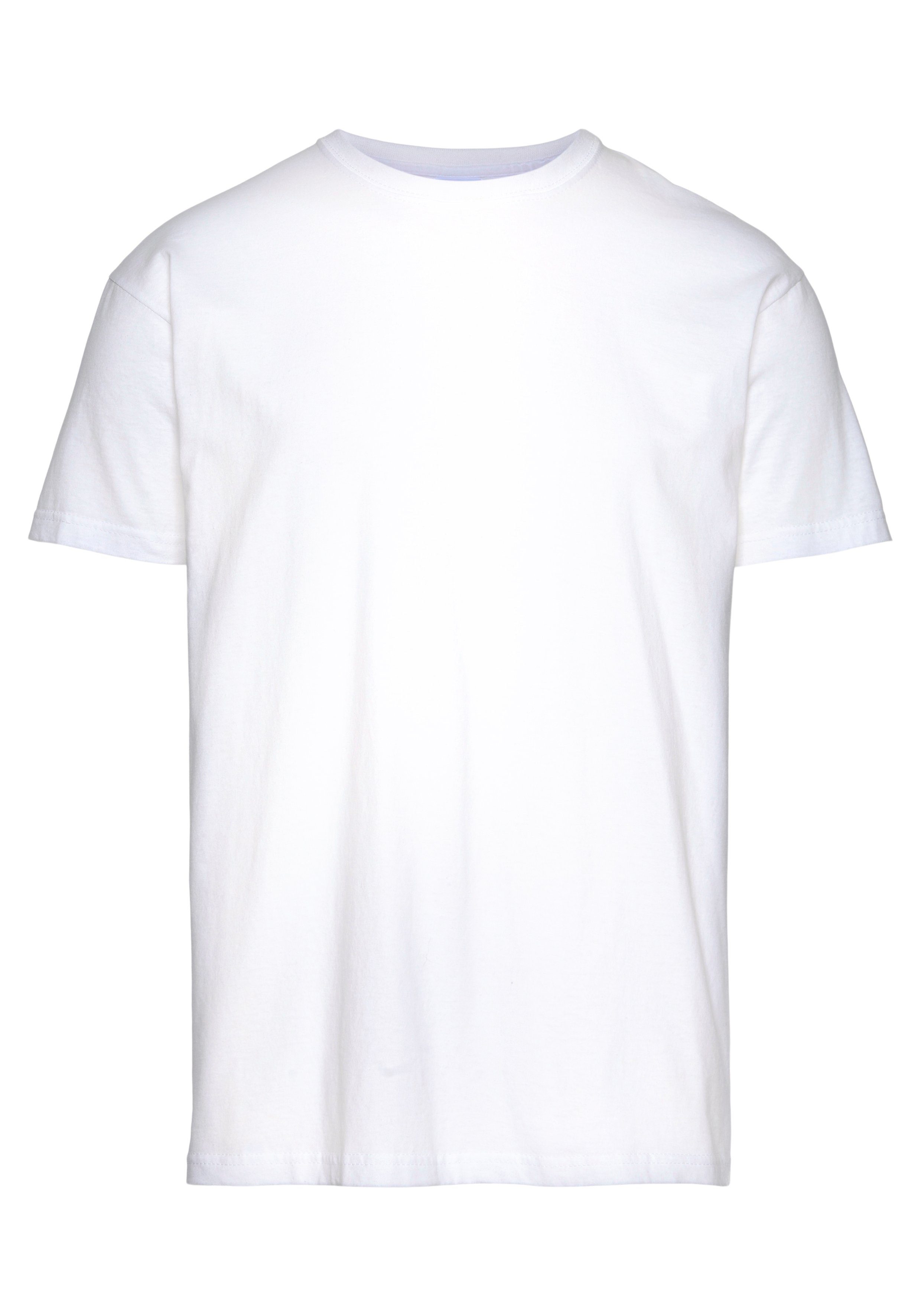 Fruit of the Loom T-shirt Zes stuks in verschillende kleurcombinaties (6-delig, Set van 6)