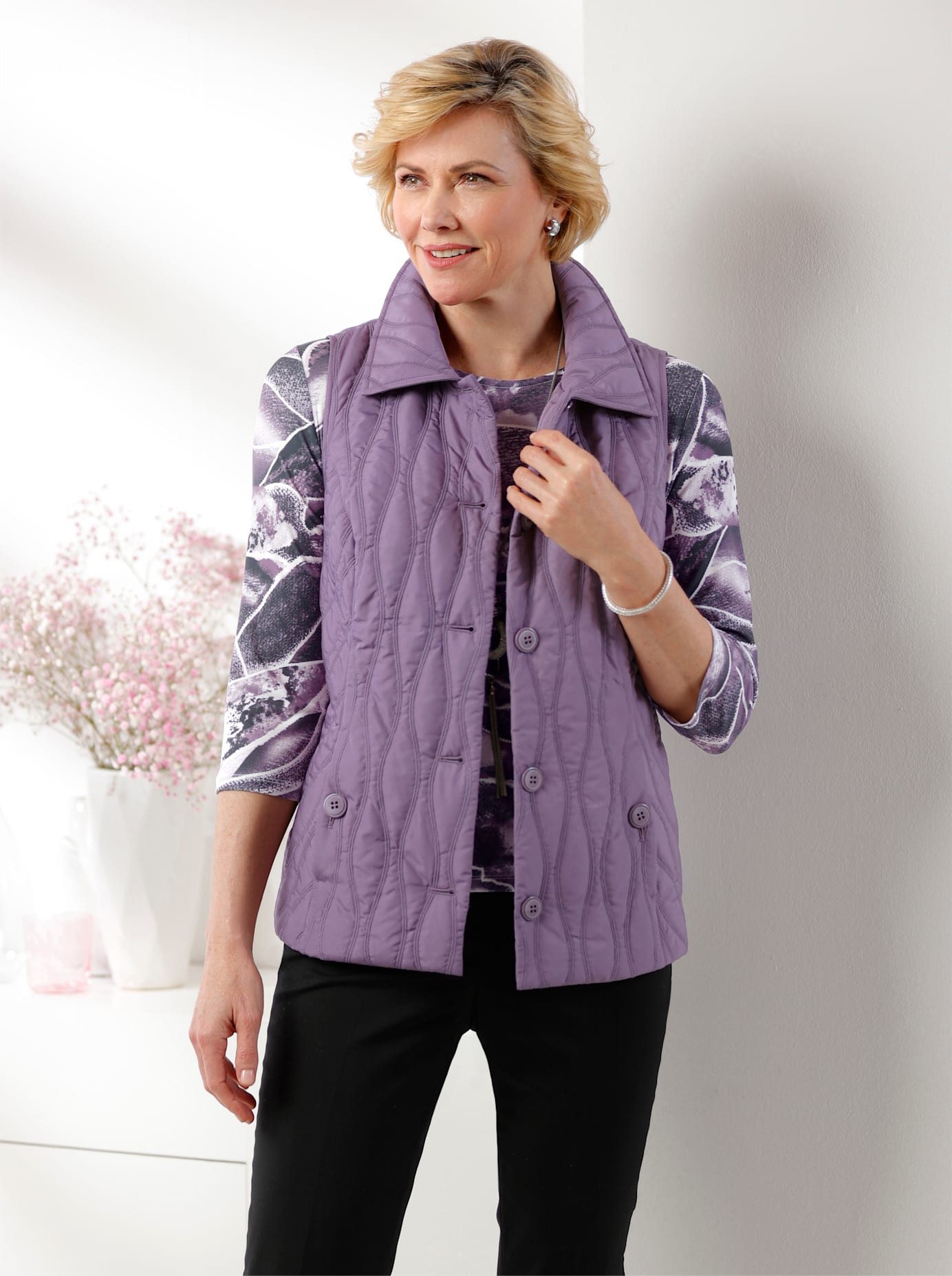 Classic Bodywarmer bovenkleding maat 46 paars