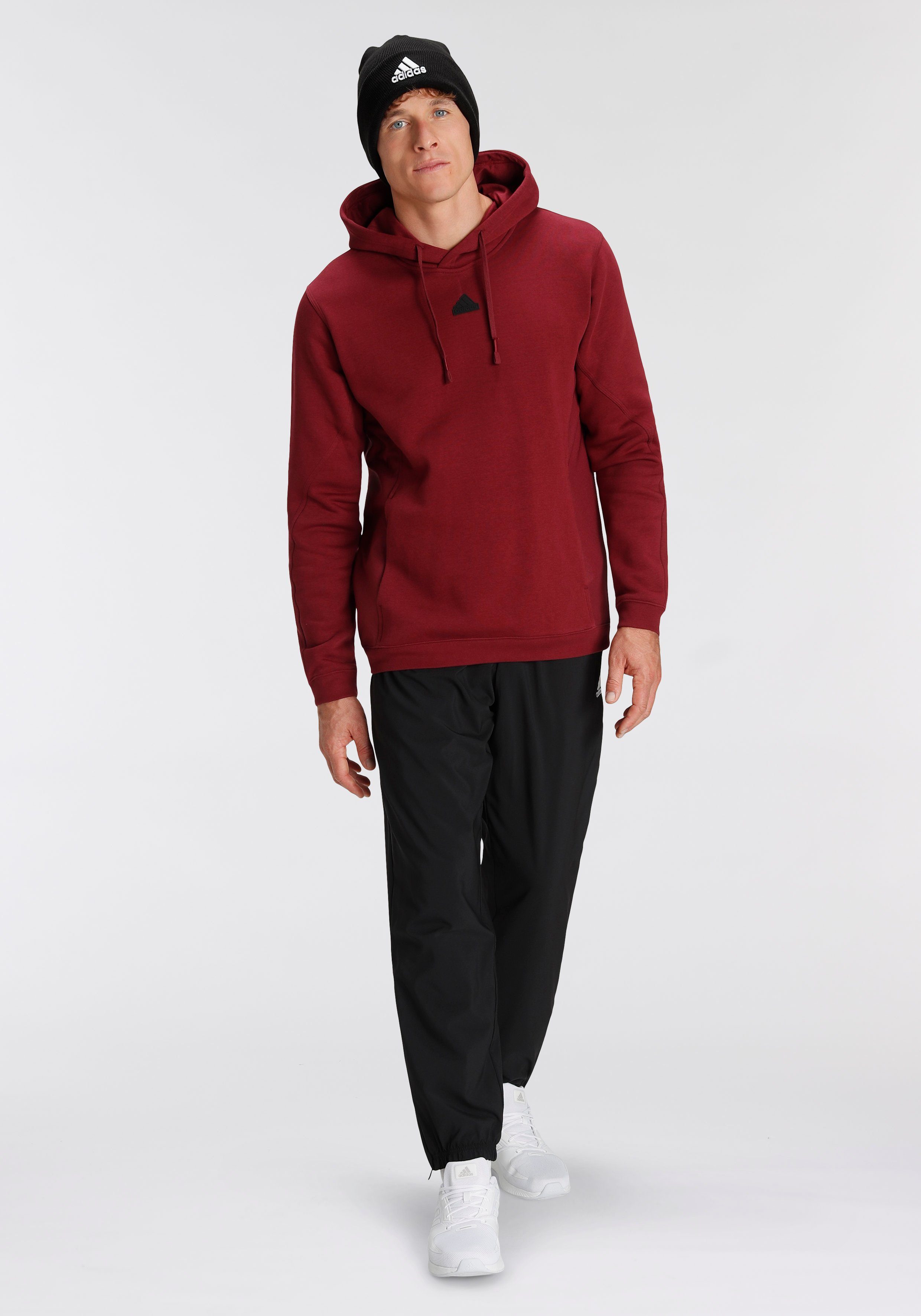 adidas Sportswear Sportbroek AEROREADY ESSENTIALS STANFORD ELASTIC CUFF SMALL LOGO BROEK (1-delig)