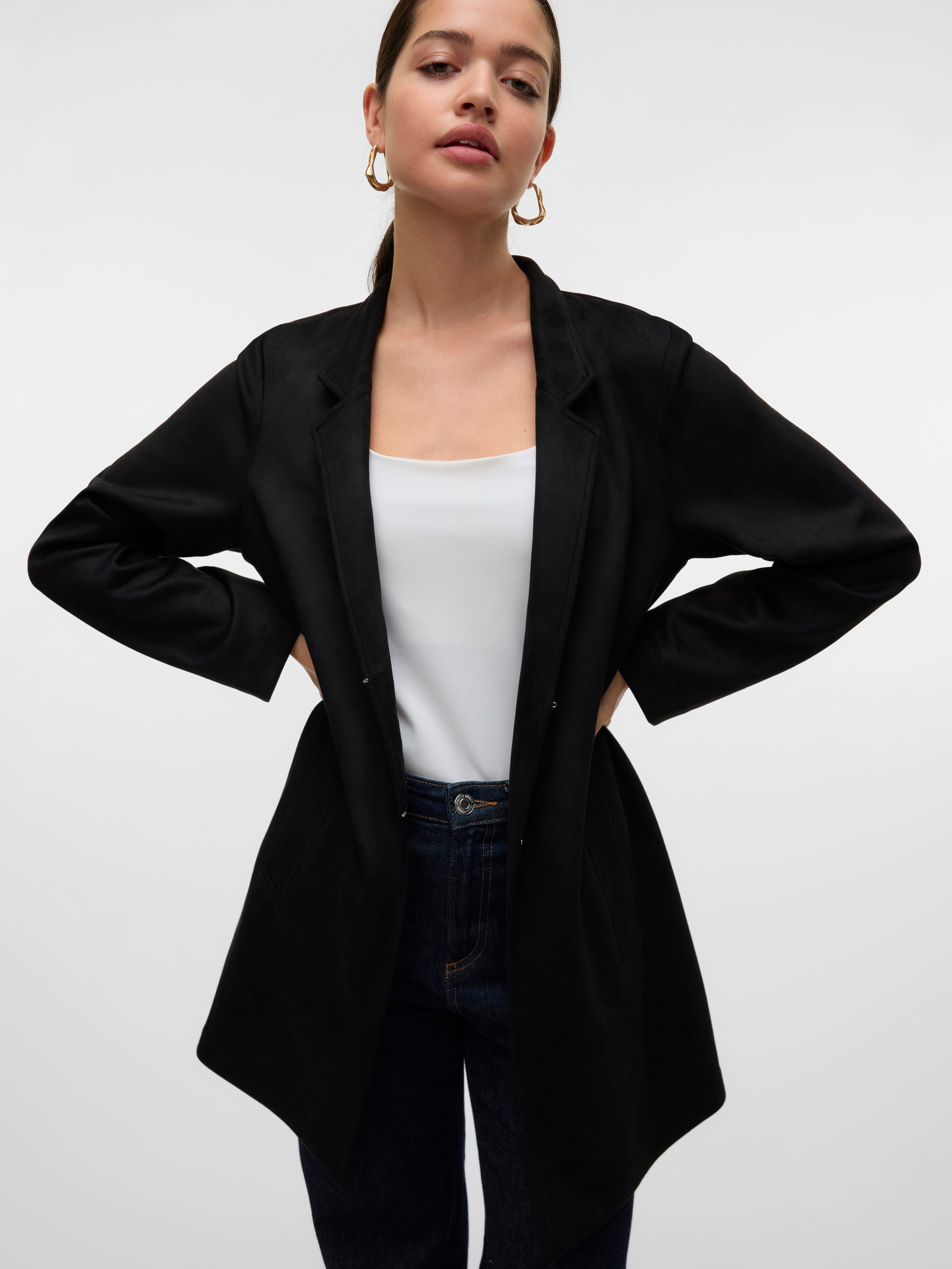 Vero Moda Lang jack VMJOSEFREJA FAUXSUEDE JACKET BOO