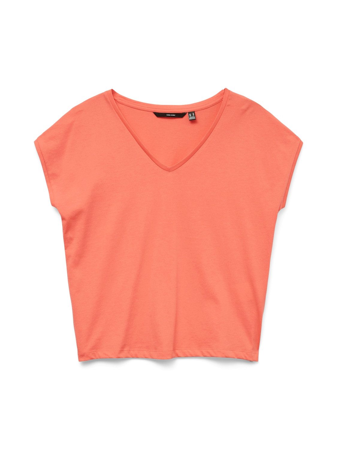 Vero Moda Shirt met korte mouwen VMLUNA SS V-NECK TEE JRS NOOS