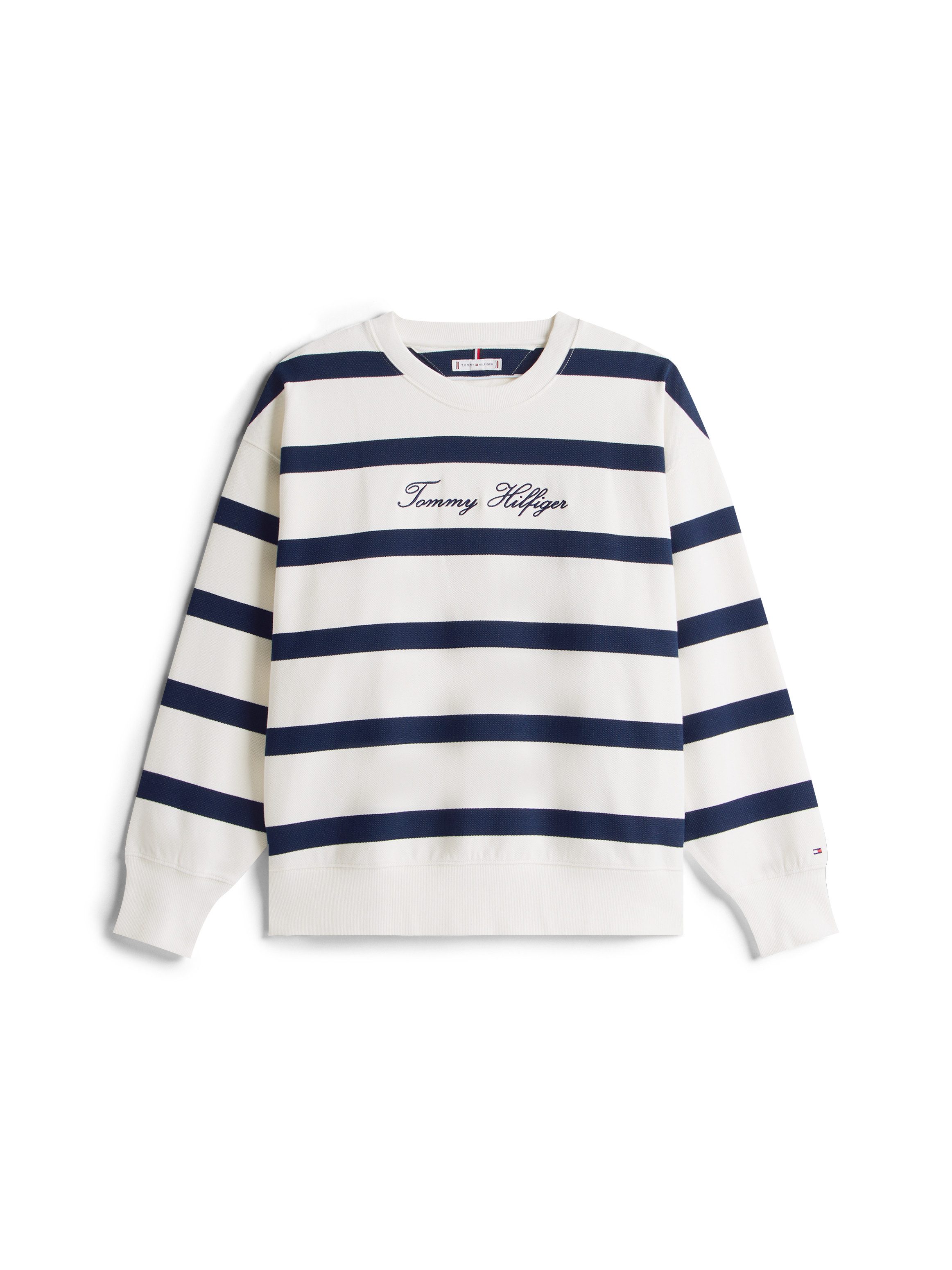 Tommy Hilfiger Curve Sweatshirt CRV SCRIPT REG PIQUE SWTSHRT