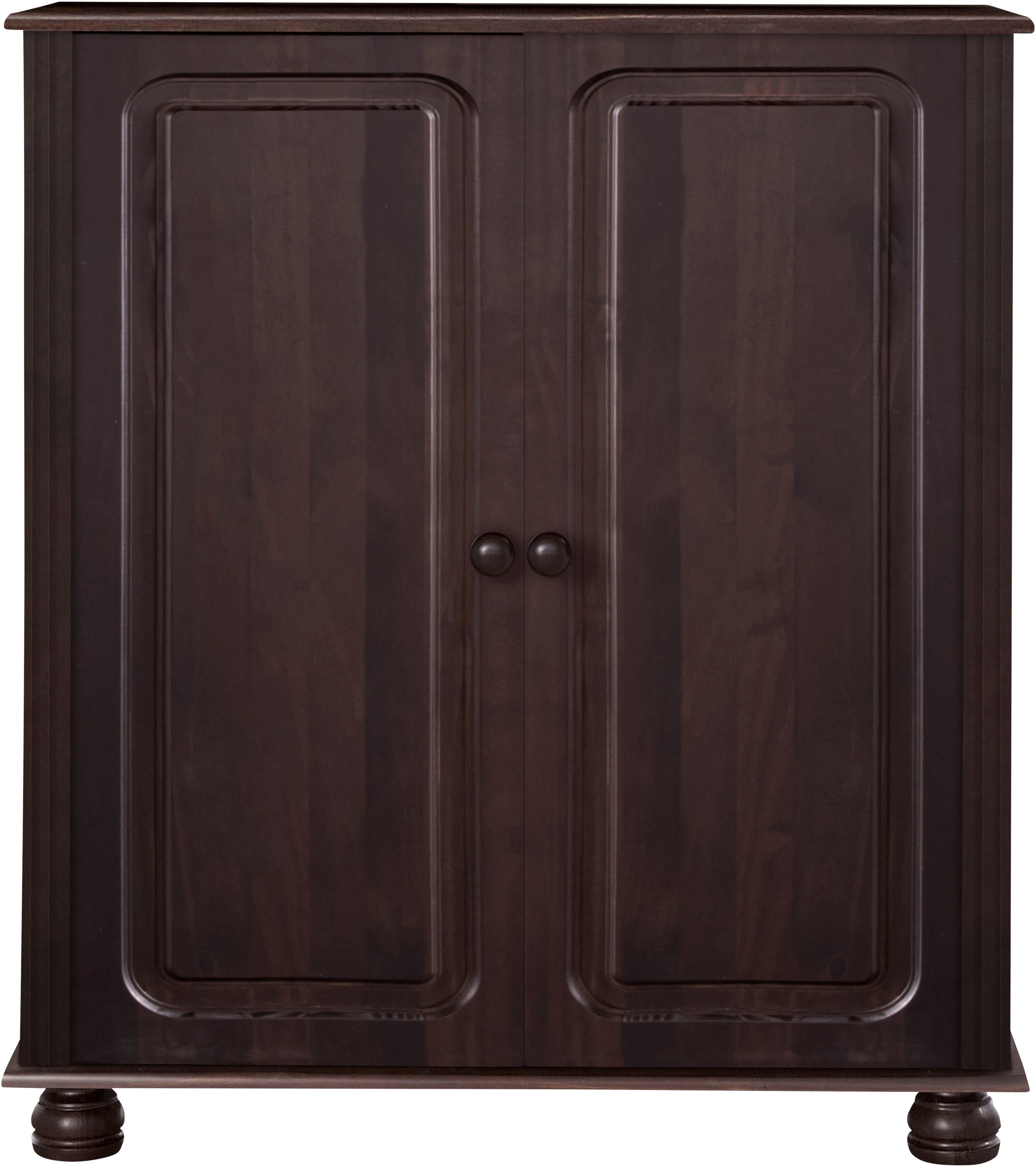 Home affaire Highboard Mette Commode met 2 planken, breedte 85cm, diepte 34 cm, hoogte 95 cm