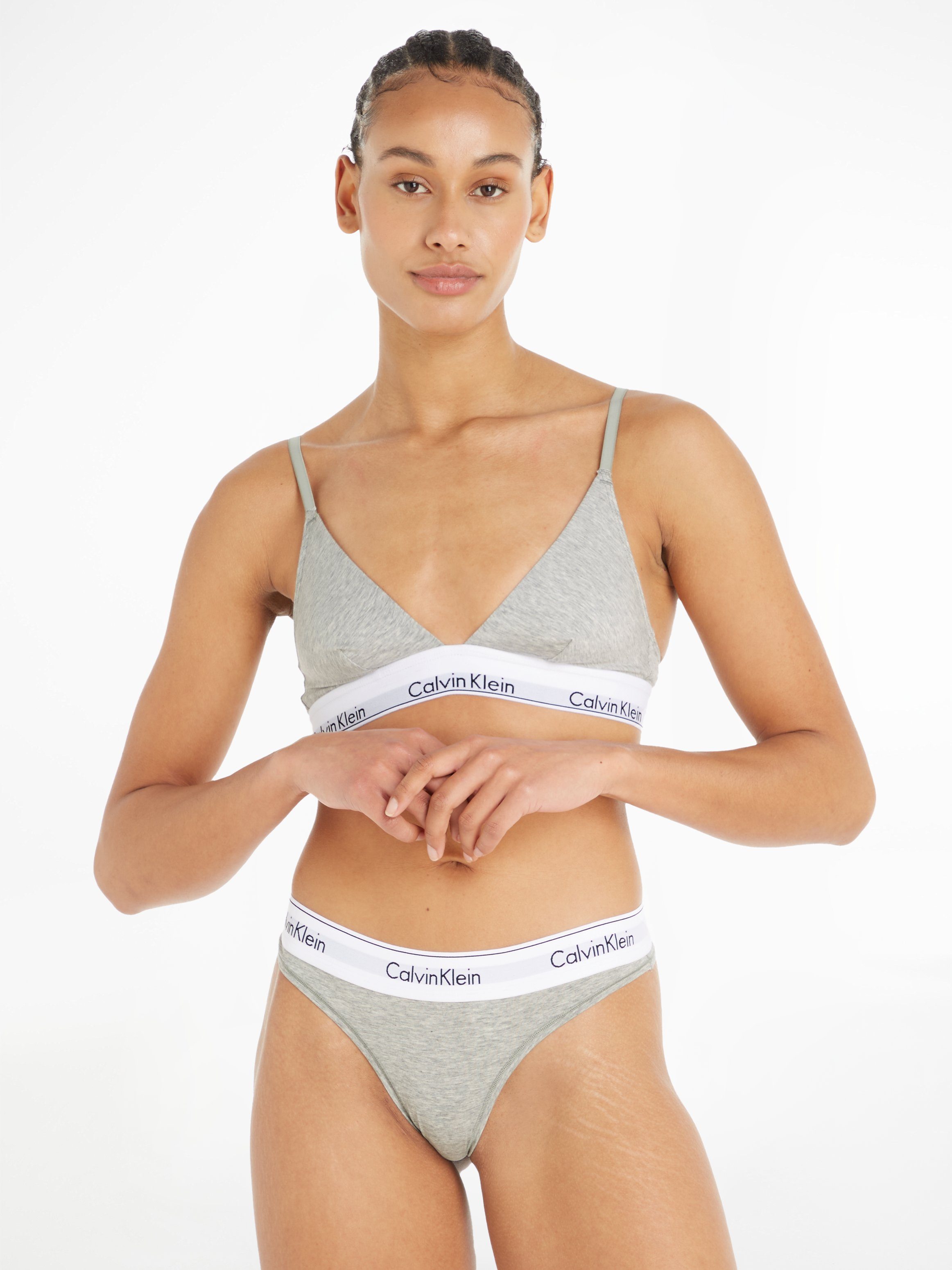 Calvin Klein String Modern Cotton met brede boord
