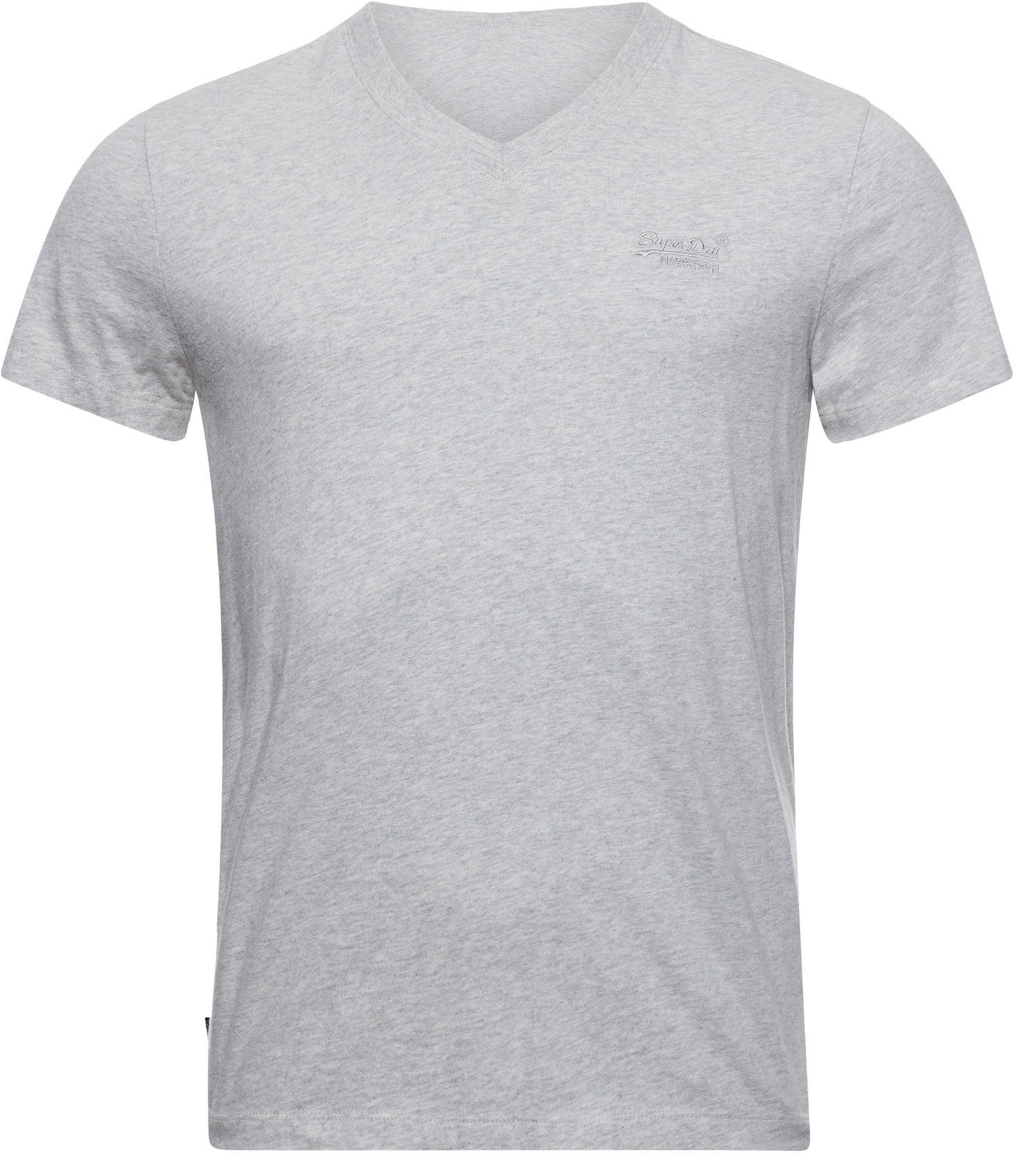 Superdry Shirt met V-hals VINTAGE LOGO EMB VEE
