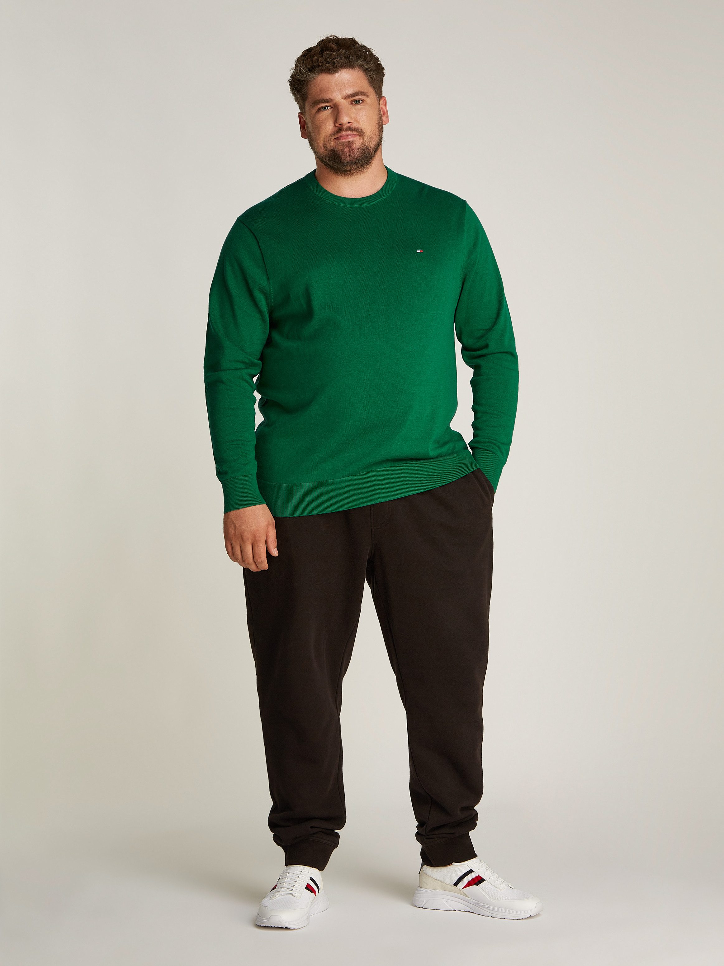 Tommy Hilfiger Trui met ronde hals BT-ESSENTIAL COTTON CREW NECK-B