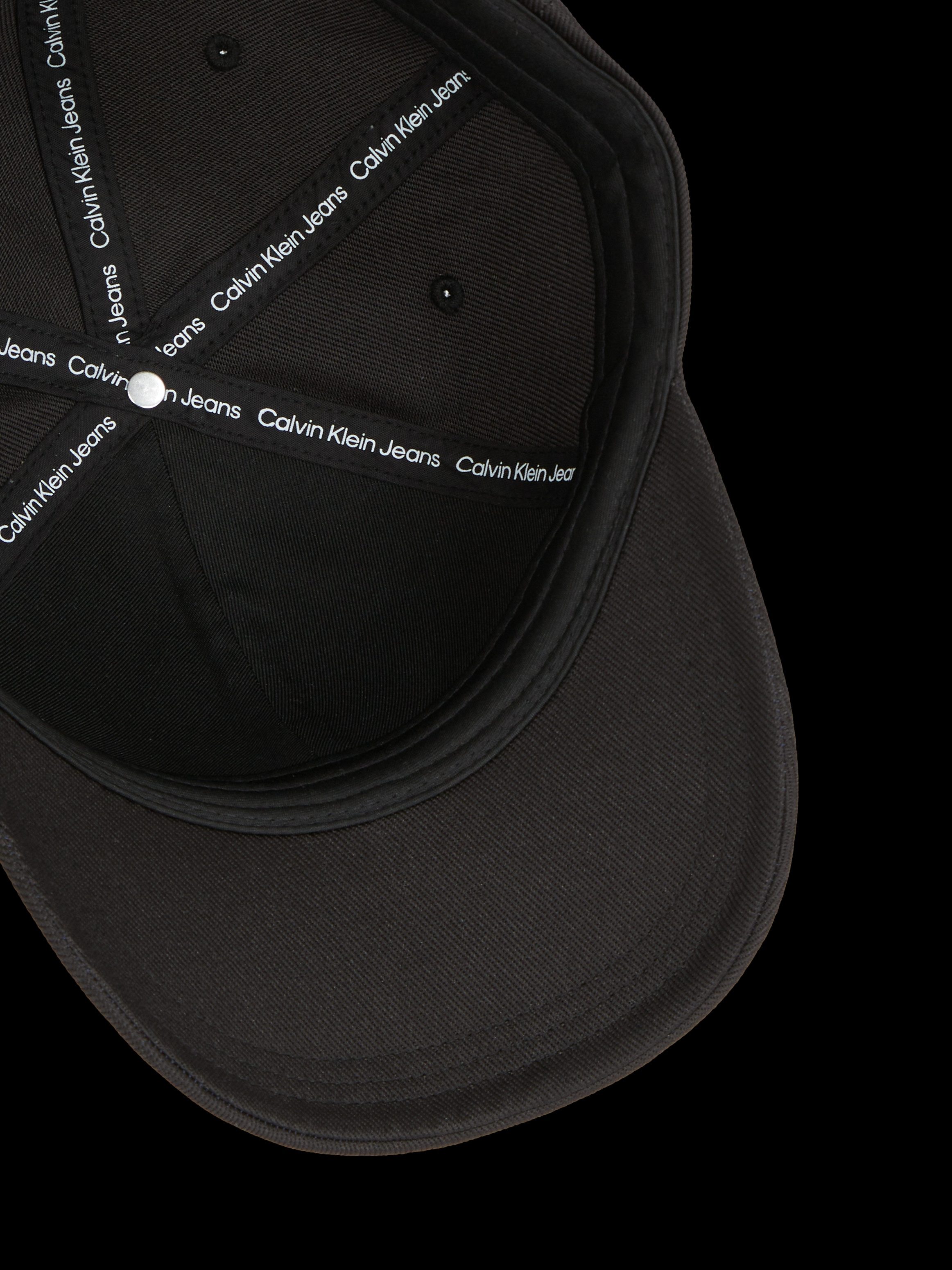 Calvin Klein Baseball pet MONO LOGO PATCH CAP lichte glans, logo patch, unisex