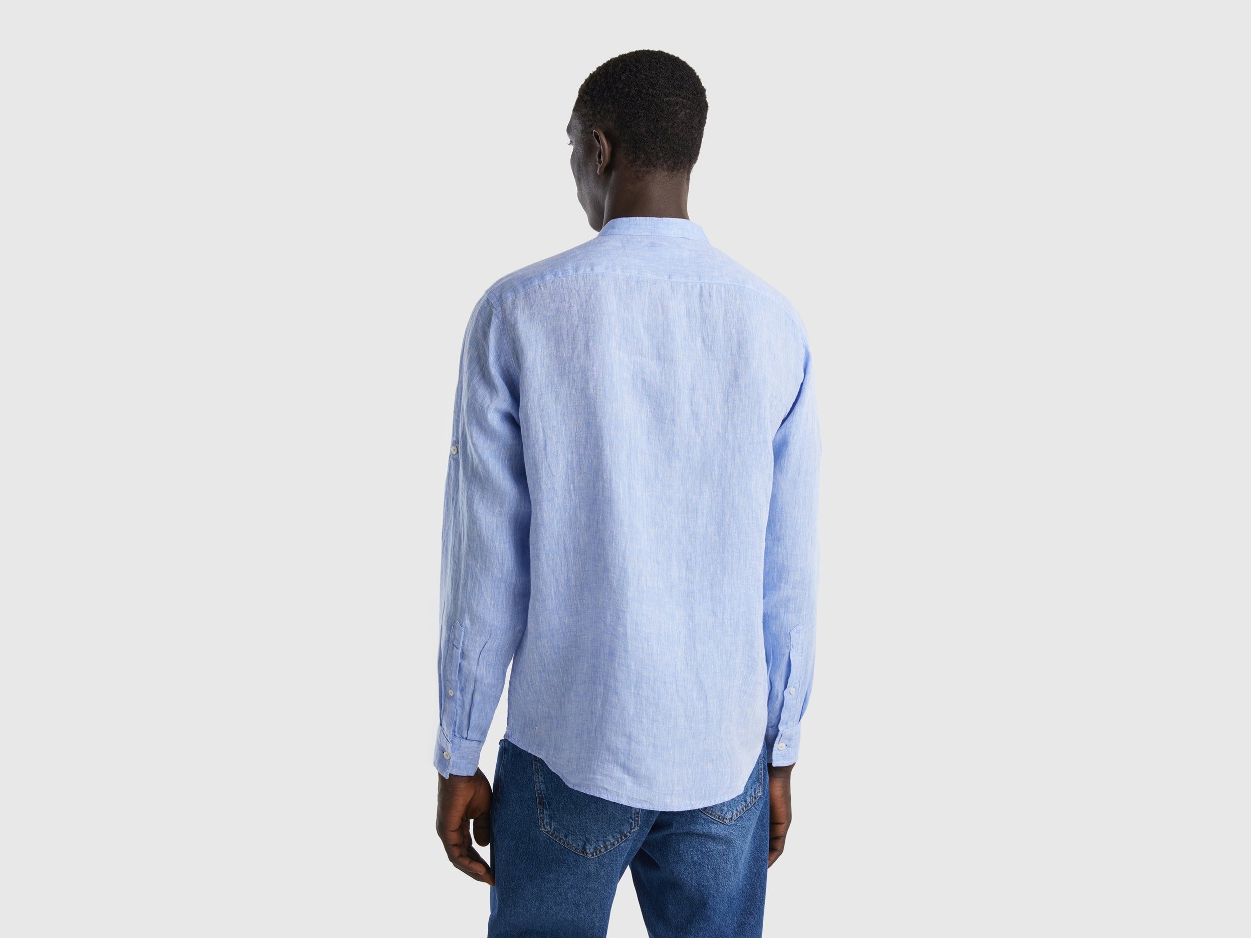 United Colors of Benetton Overhemd met lange mouwen met knoopsluiting