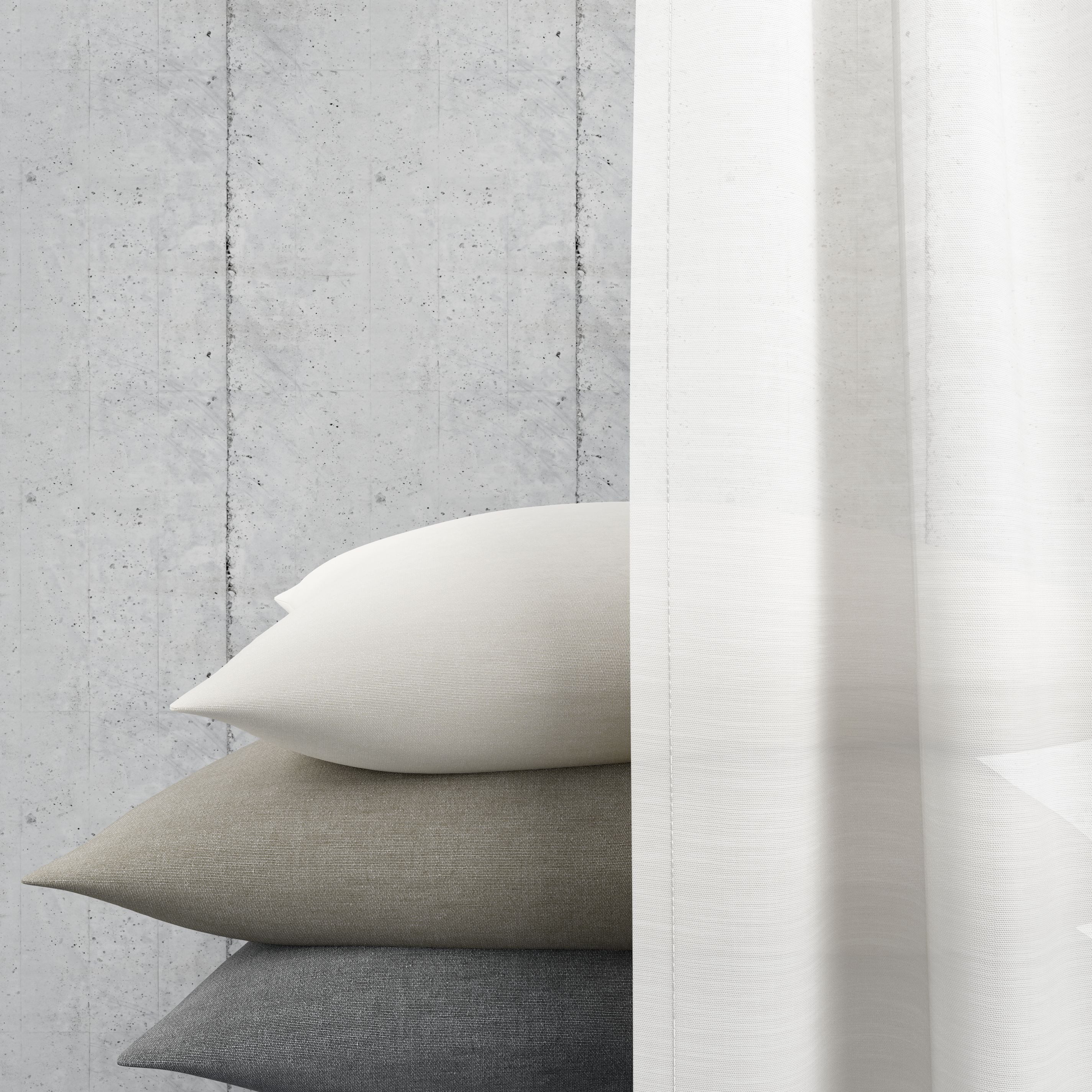 Neutex for you! Gordijn Allure Ooggordijn met metalen ogen, breedte 140 cm, op maat (1 stuk)