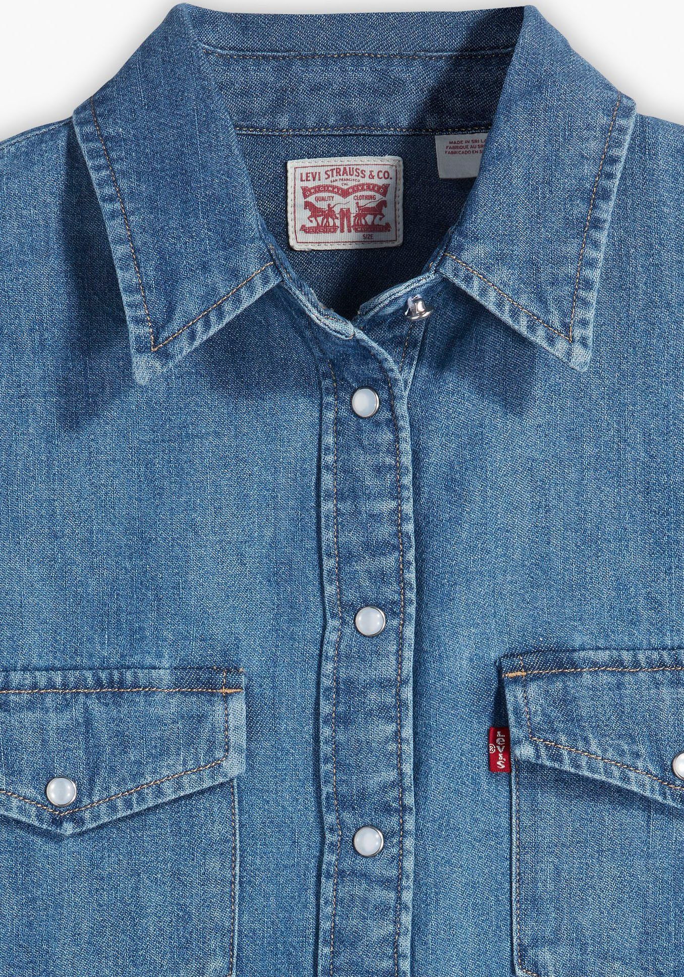 Levi's® Jeans blouse ESSENTIAL WESTERN met borstzakken met drukknopen