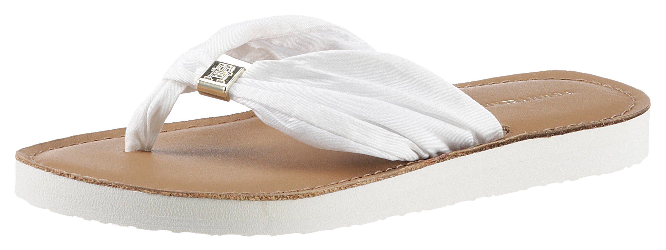 Tommy Hilfiger Teenslippers TH ELEVATED BEACH SANDAL , zomerschoen, comfortabele schoen, flats,...