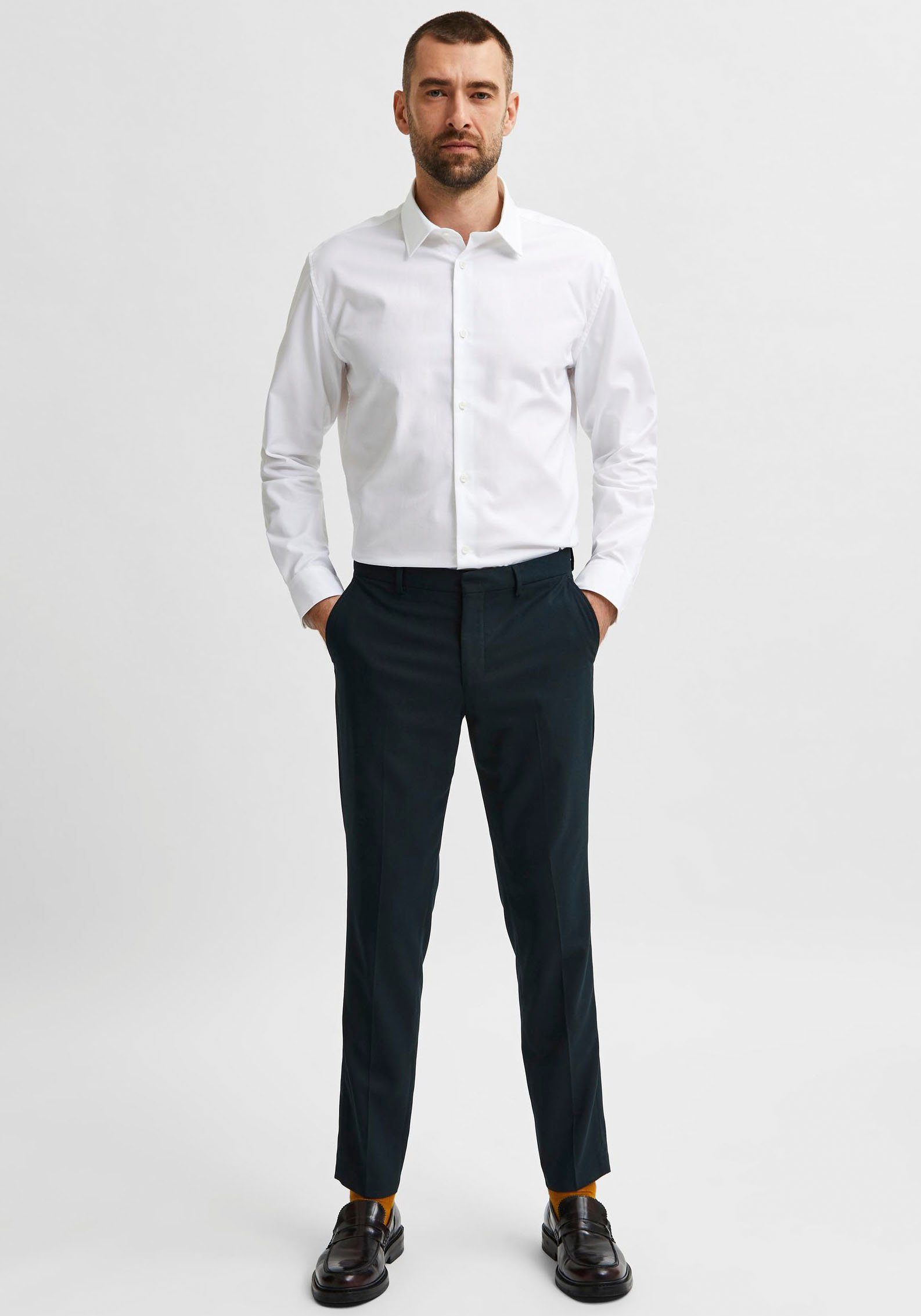 SELECTED HOMME Businessoverhemd SLHSLIMETHAN SHIRT