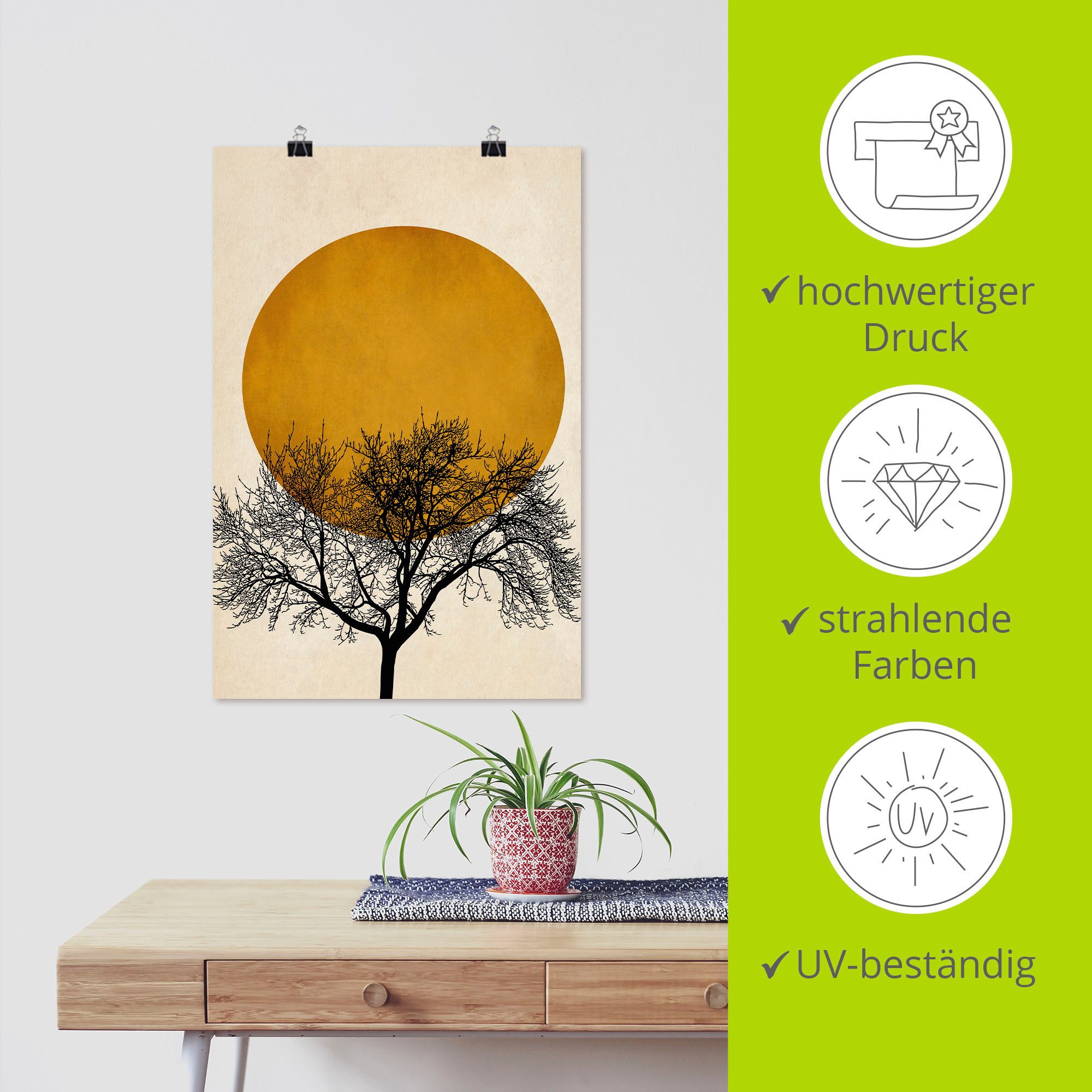 Artland Artprint Winterochtend als artprint op linnen, poster, muursticker in verschillende maten