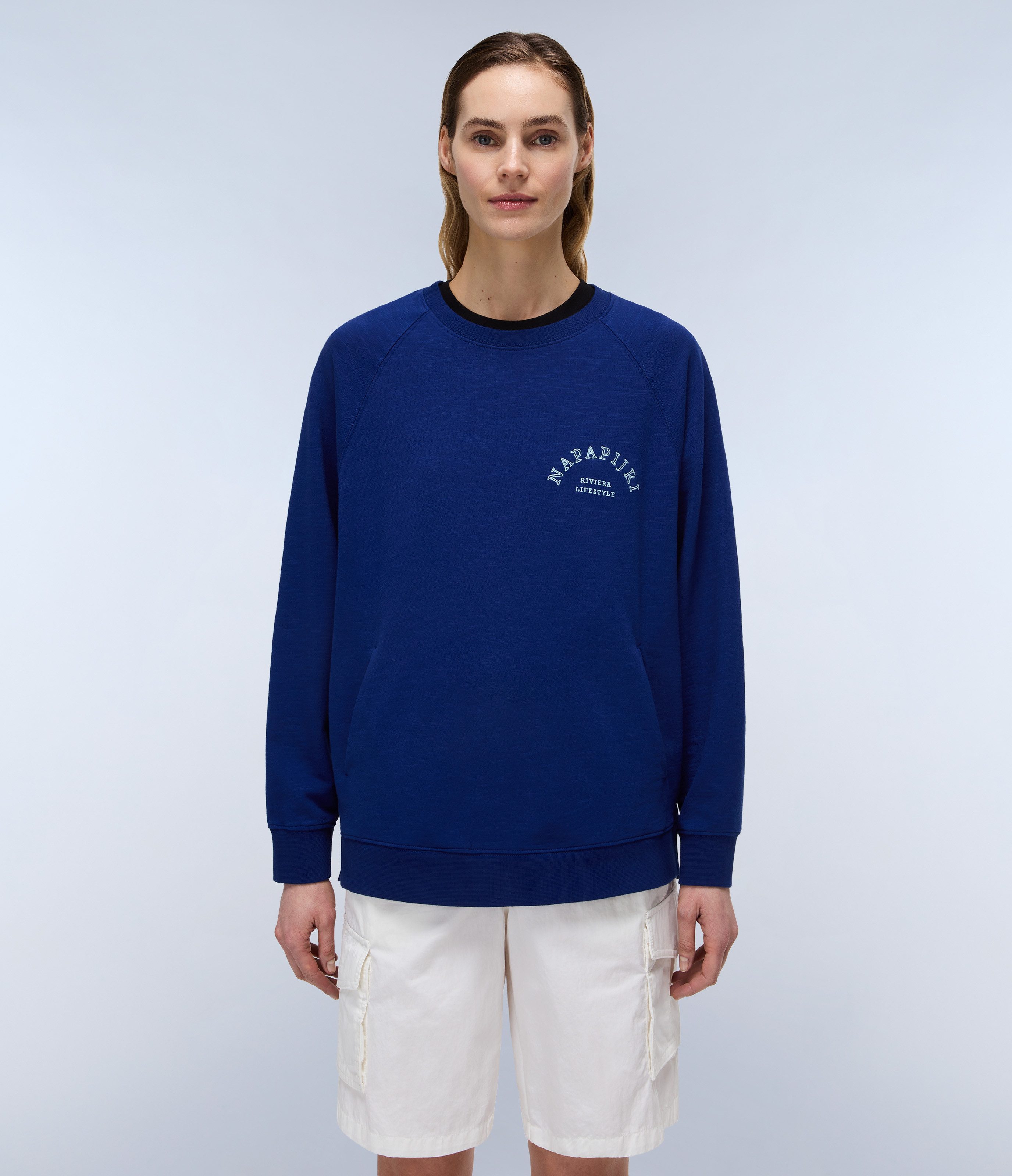 Napapijri Sweatshirt B-FETE C W BELLWETHER BLUE