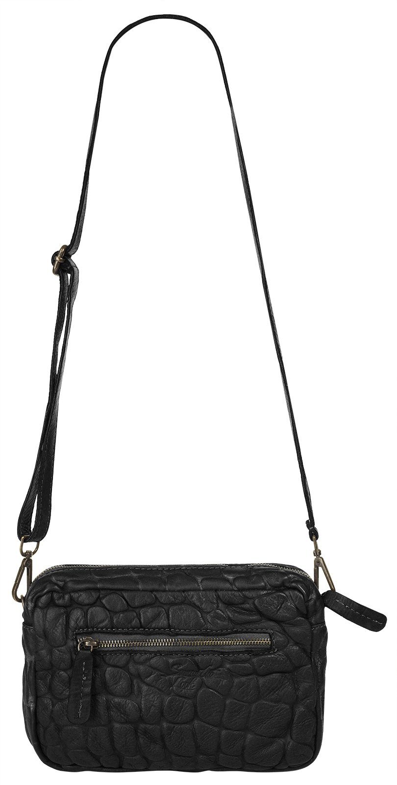 Samantha Look Schoudertas echt leer, made in italy
