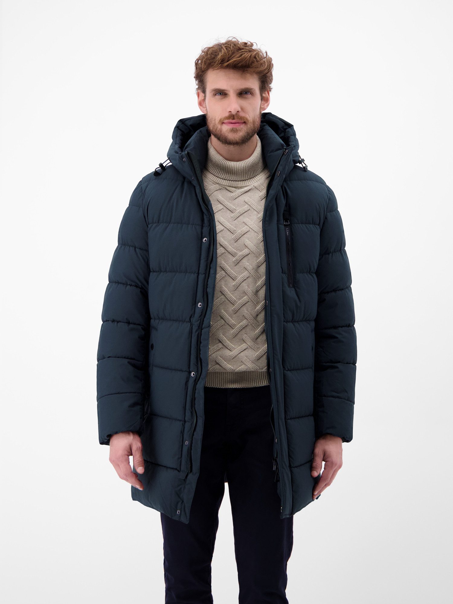 Lerros Winterjas LERROS Warme winterjas voor heren