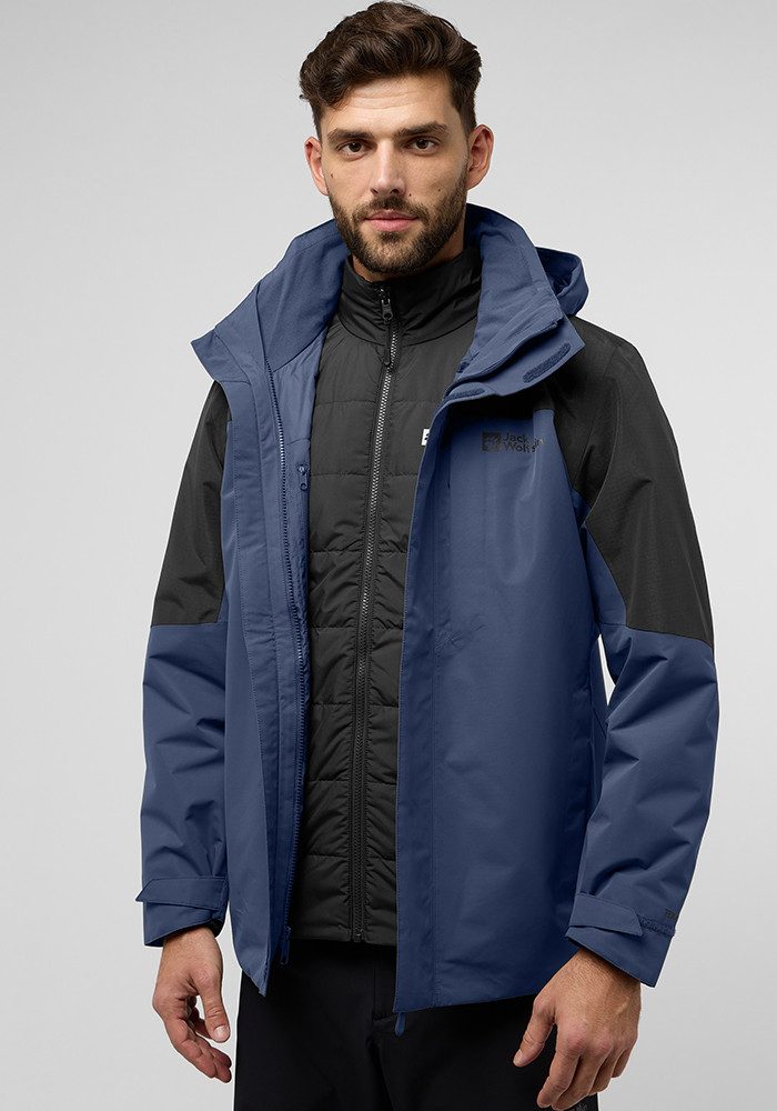Jack Wolfskin Romberg 3in1 Jacket Men XL midnight sky midnight sky