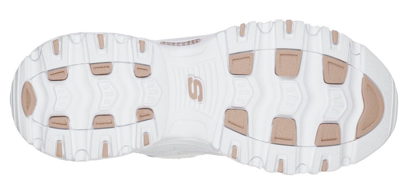 Skechers Sneakers D´Lites-Fresh Start Vrijetijdsschoen, lage schoen, veterschoen met bio-dri-uitrusting