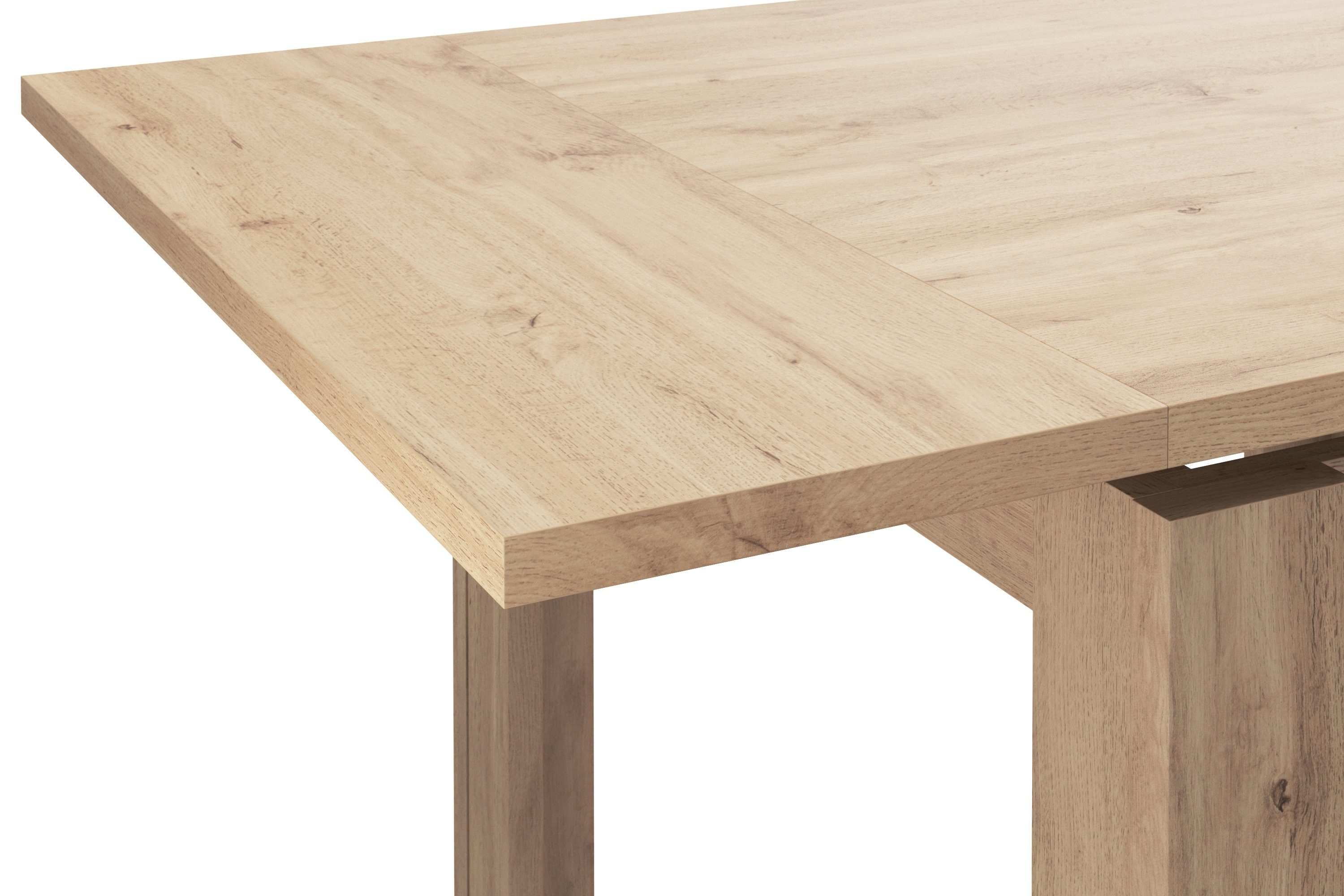 Mäusbacher Eettafel Monti BESTSELLER!, tafel, keukentafel, uittrekbare tafel uit te trekken tot 136 cm