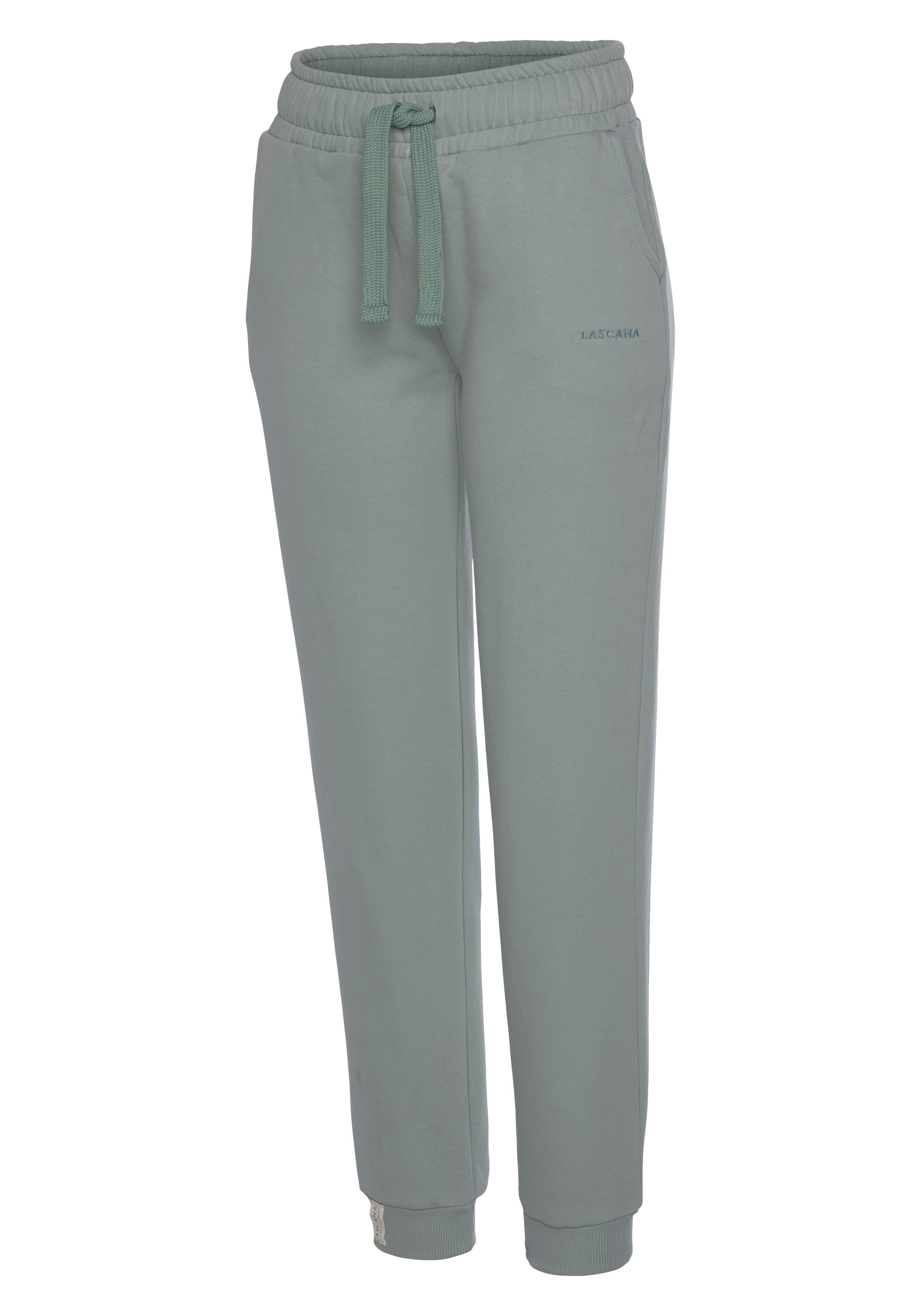 Lascana Sweatbroek Relaxbroek van biologische katoen, loungewear
