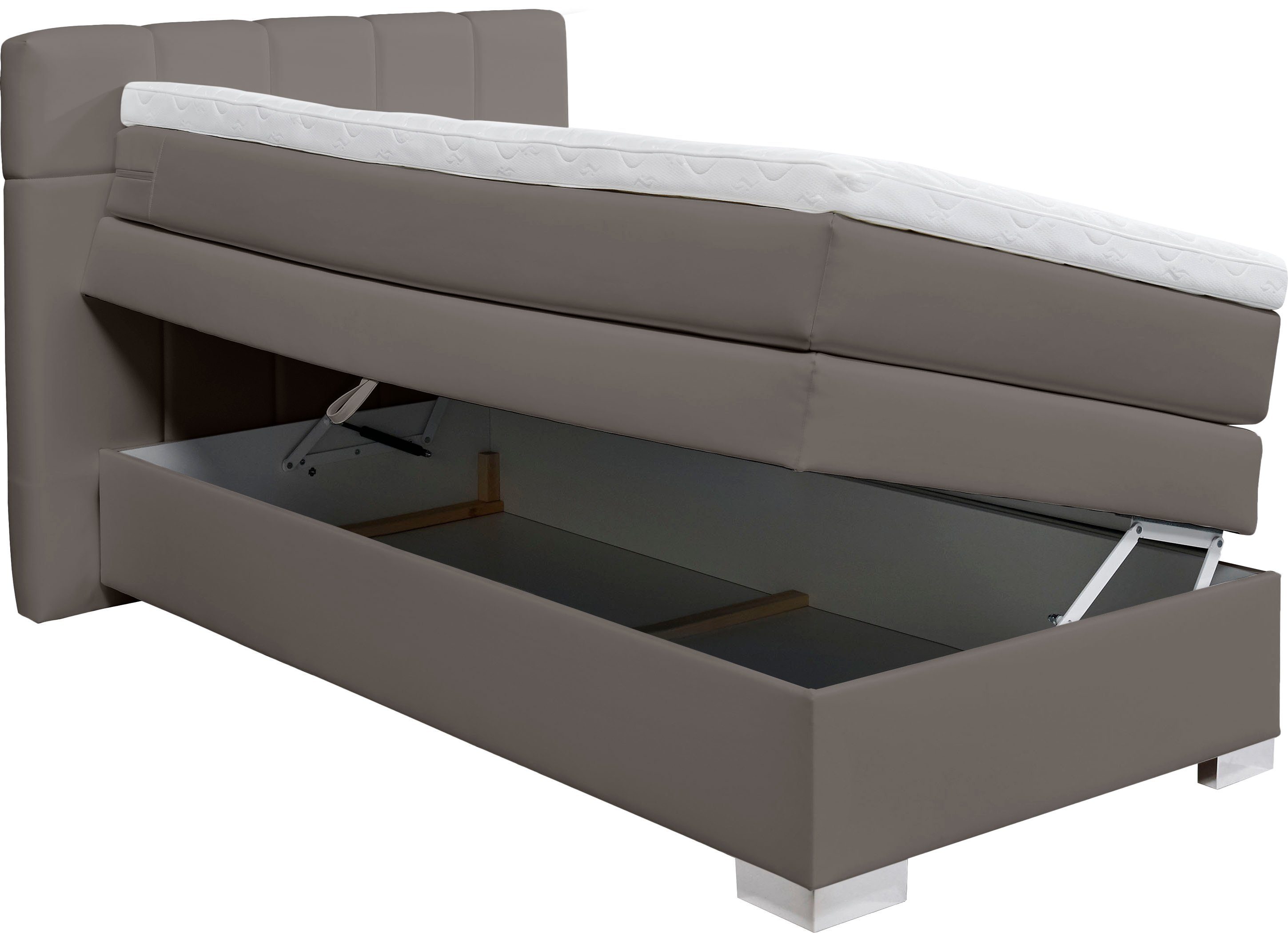 INOSIGN Boxspring Airdrie inclusief bedkist en topper