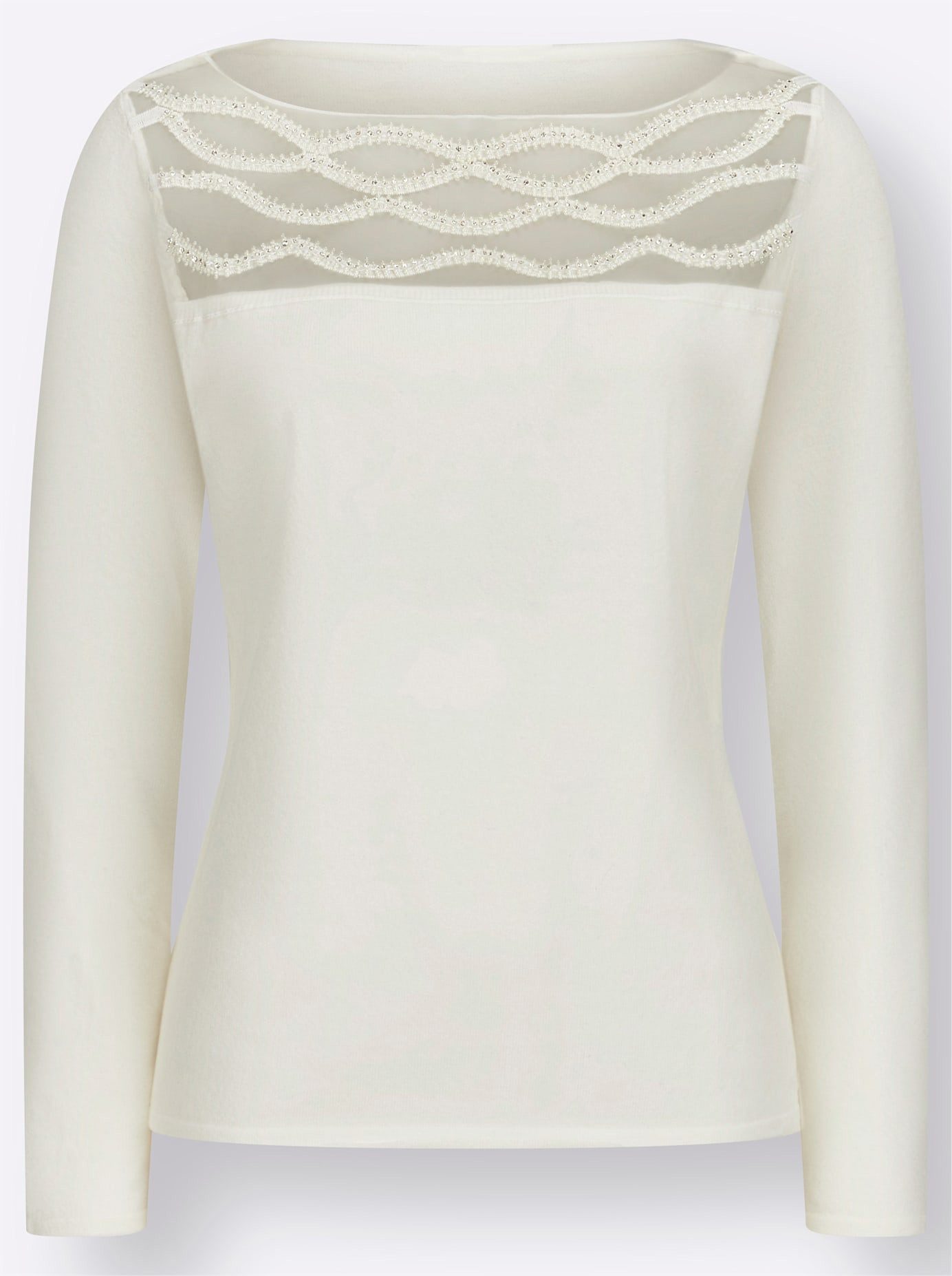 Creation L Gebreide trui Modal-mix Pullover