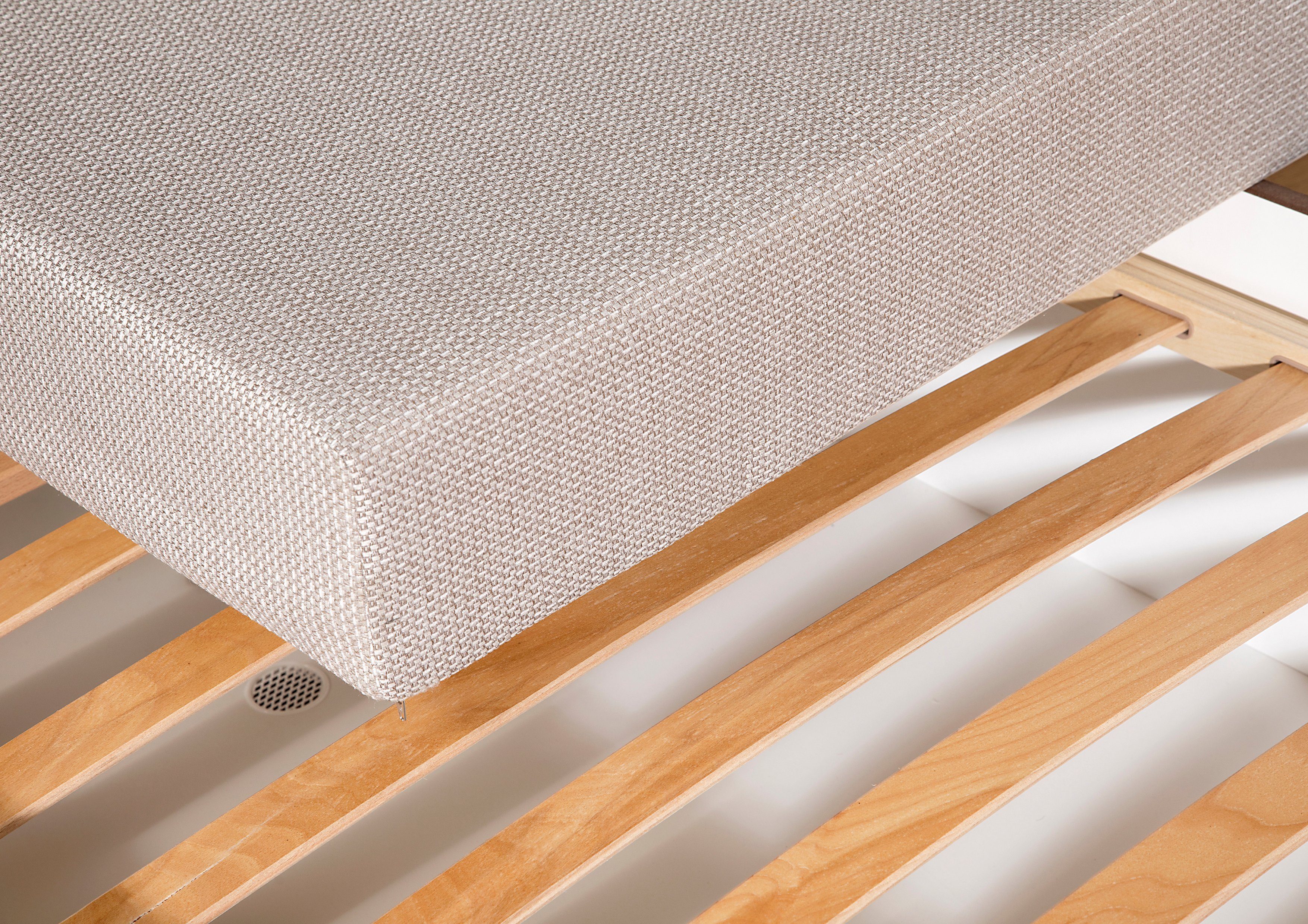 Maintal Bed Aolana met bedkist, in 2 breedten, binnenvering- of bonell-matras ter keuze