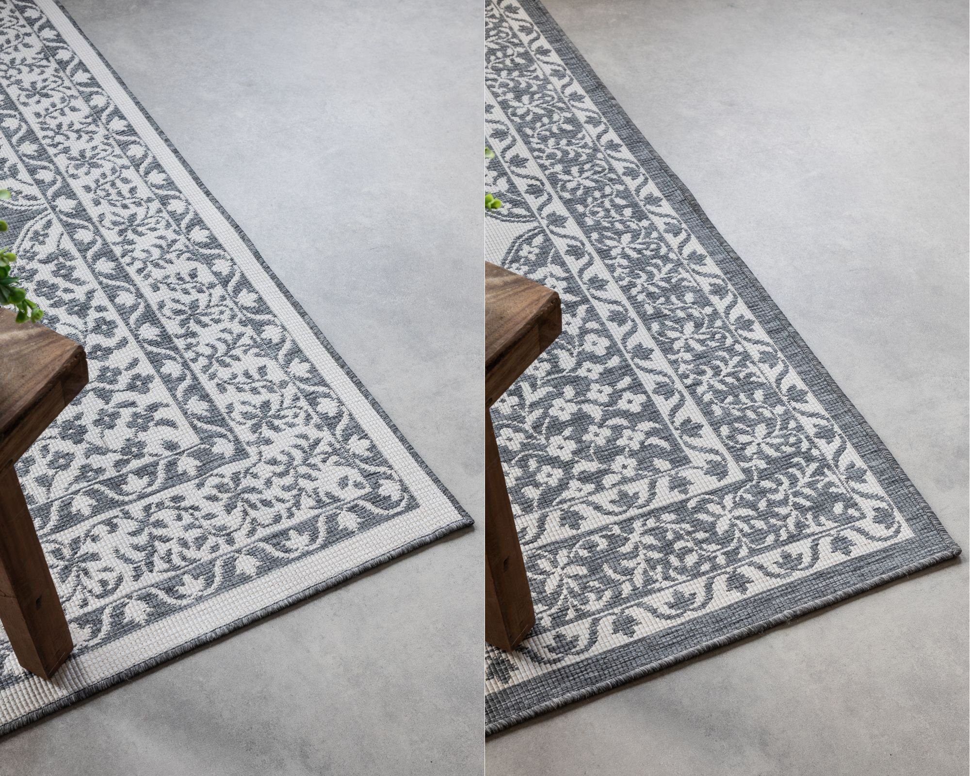 ELLE DECORATION Vloerkleed Meekly omkeerbaar tapijt Vlakweefsel, In-& Outdoor, Modern, tweezijdig, balkon, woonkamer