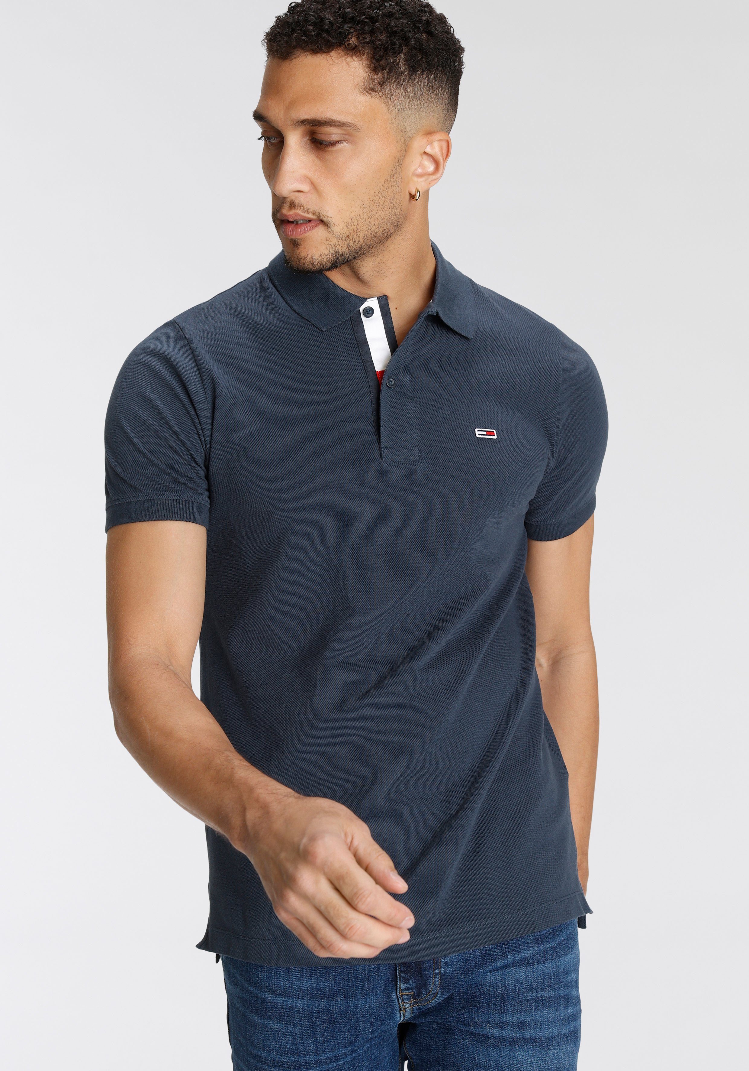 TOMMY JEANS Poloshirt TJM SLIM PLACKET POLO