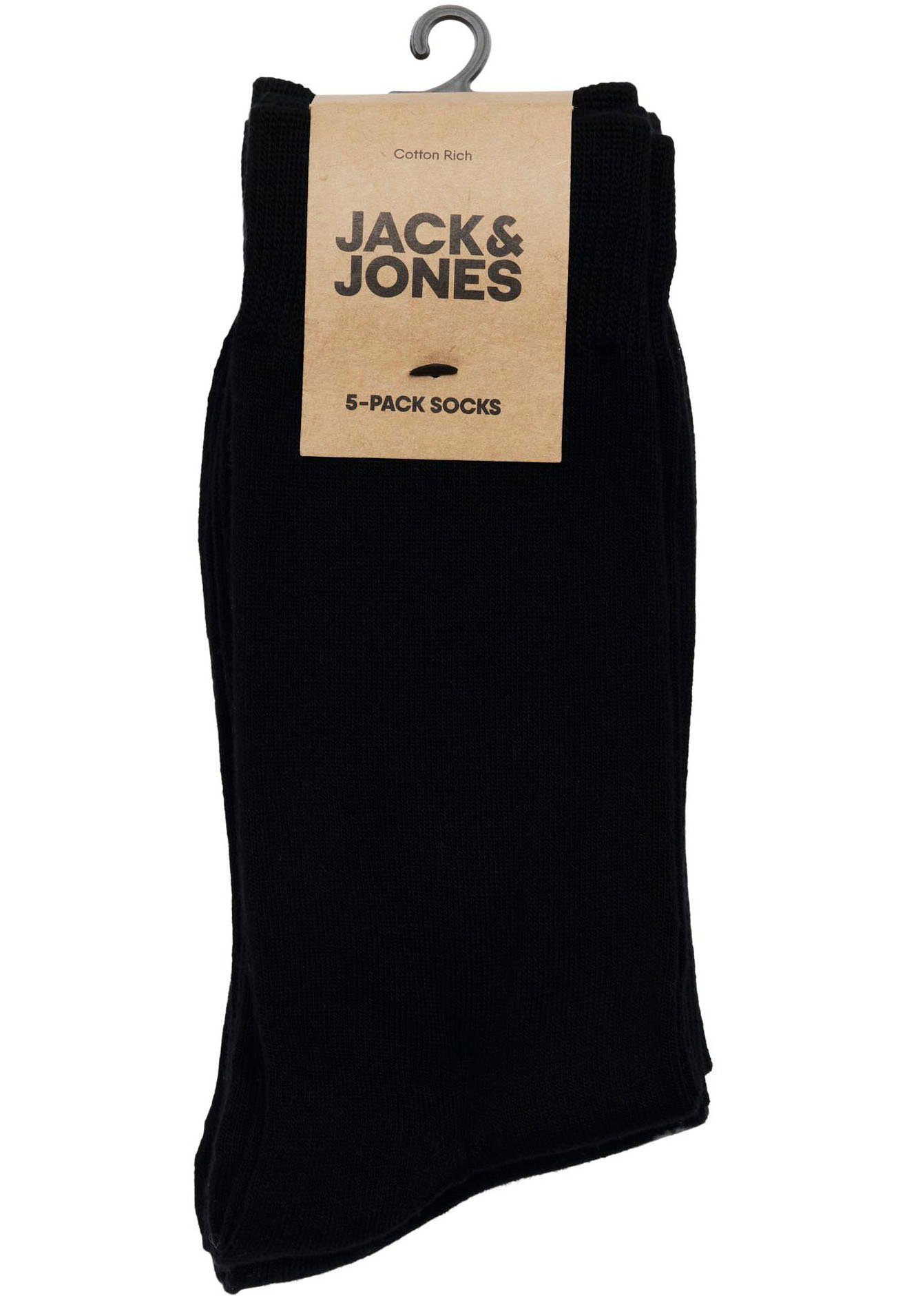 Jack & Jones Basic sokken JACBASIC BAMBOO SOCK 5 PACK NOOS (set, 5 paar)