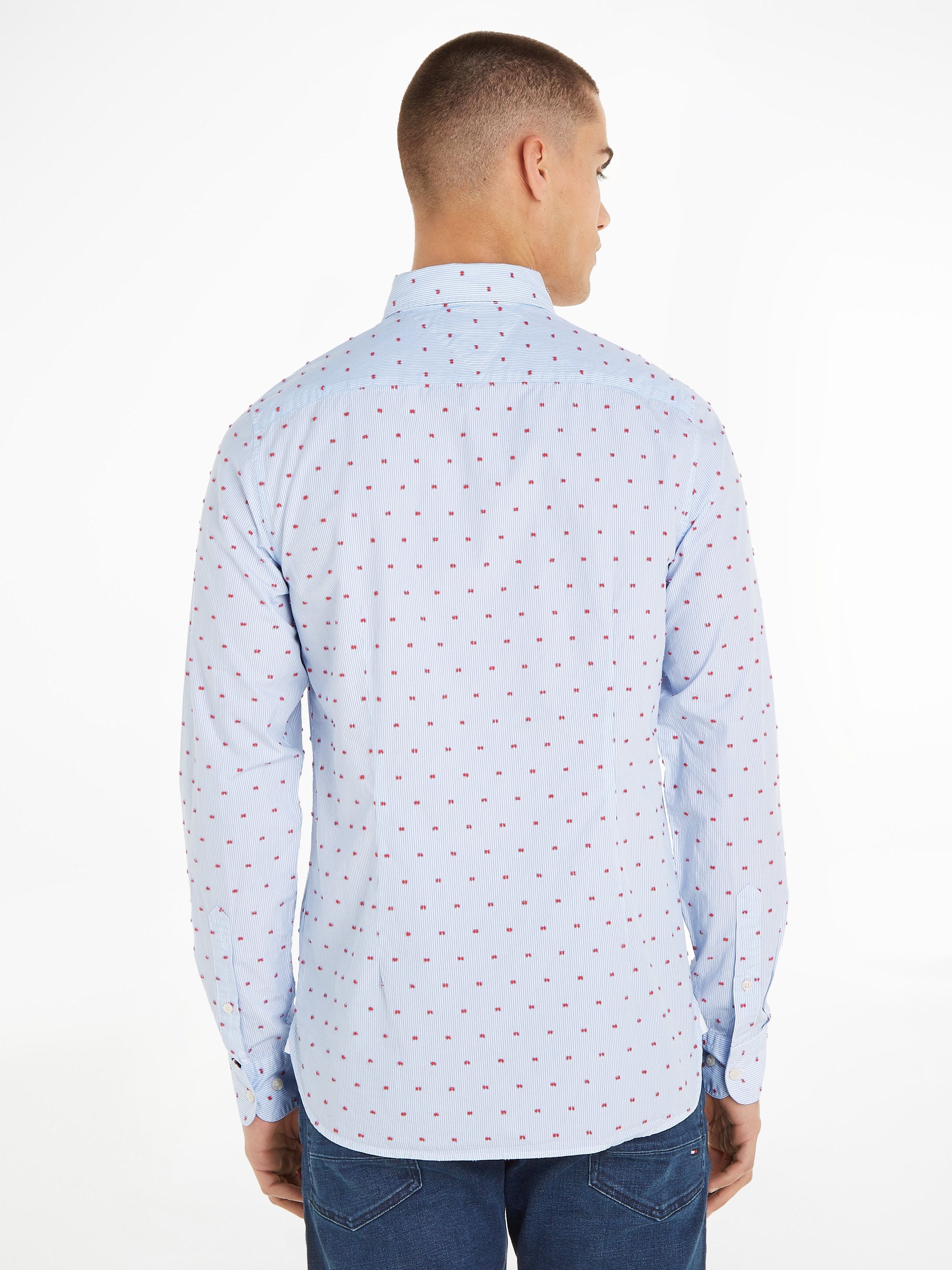 Tommy Hilfiger Overhemd met lange mouwen FIL COUPE SF SHIRT met doorknoopsluiting