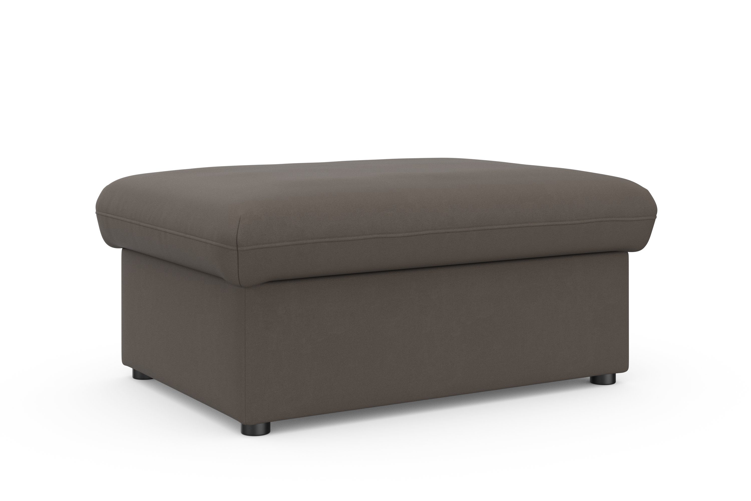 DOMO collection Hocker Topmatras met golfvering, op kunststof glijders