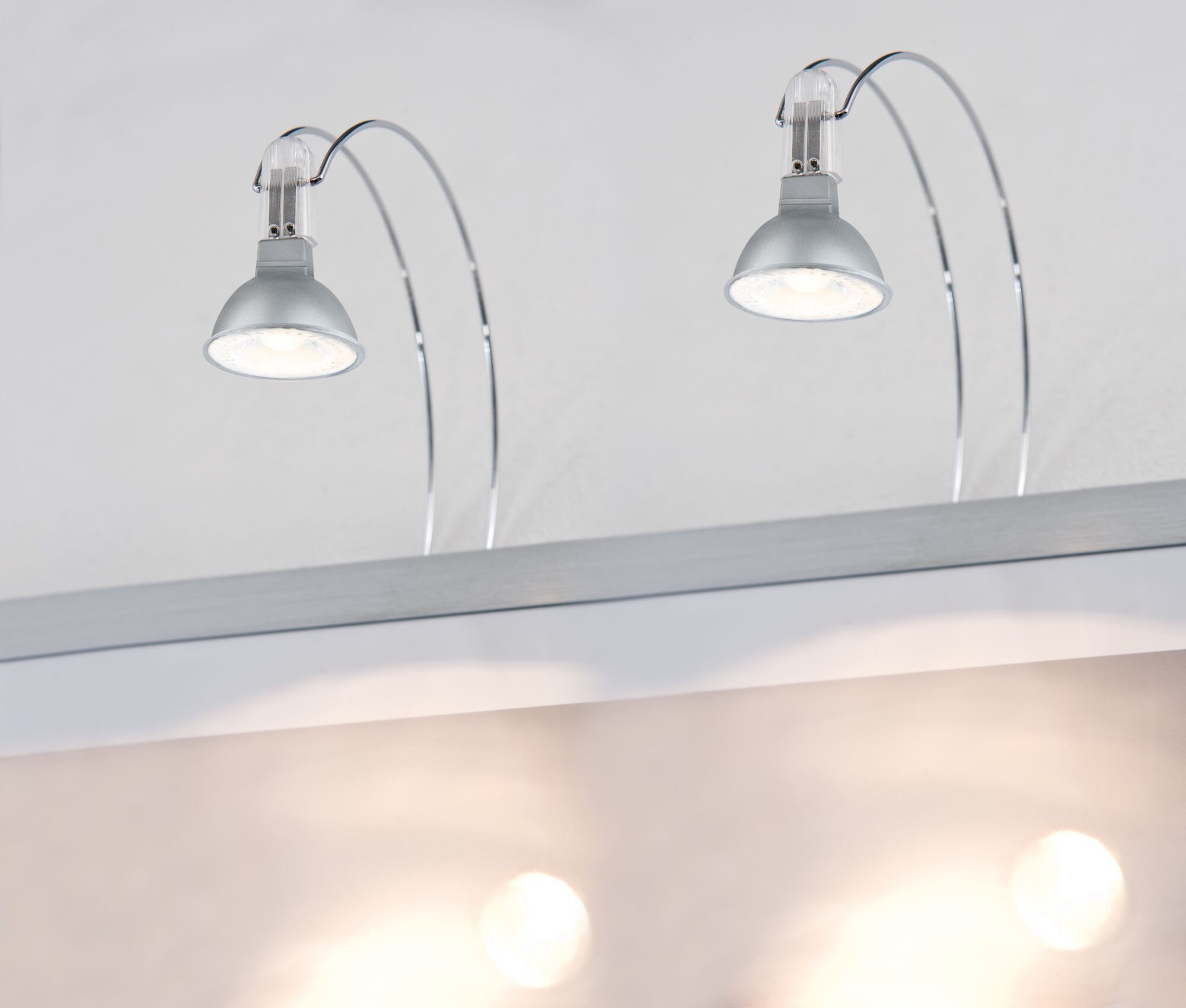 Paulmann Led-schilderijlampje Galeria LED II Chroom incl. lichtbron 2x4W GU5,3 (1 stuk)