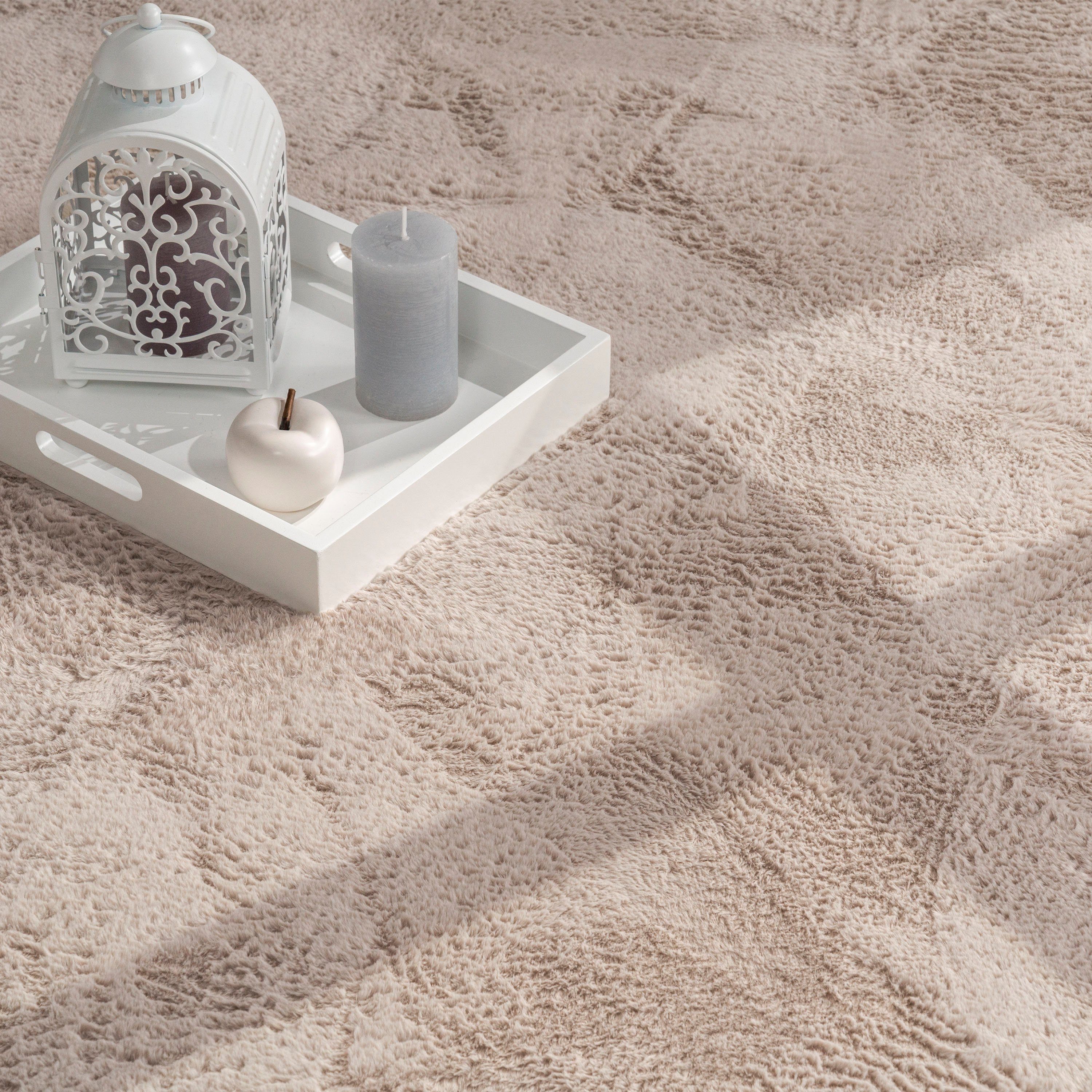Paco Home Vachtvloerkleed Imitatiebont Soft 380 Lange pool, heerlijk zacht vloerkleed - bijzonder zacht, unikleuren