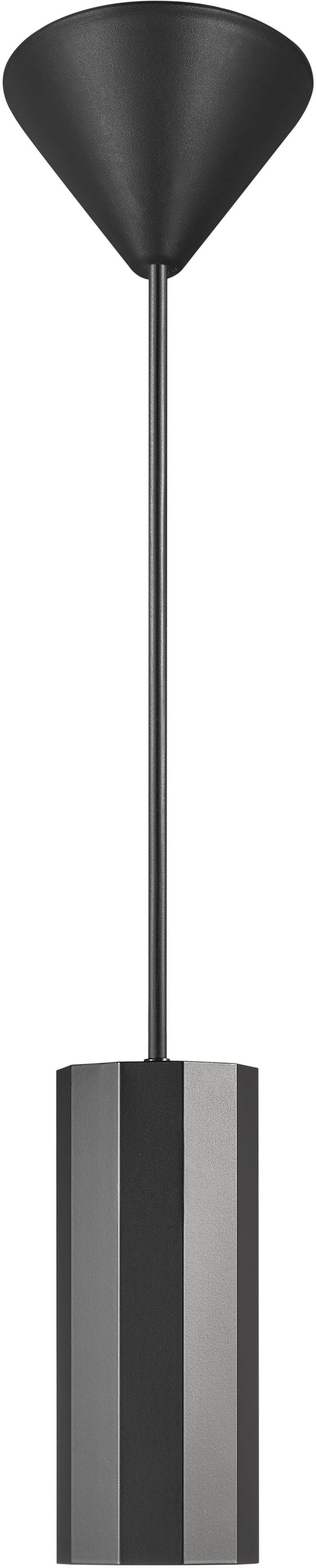 Nordlux Hanglamp Alanis Minimalistisch ontwerp, 10-zijdig profiel, matte messing-look (1 stuk)