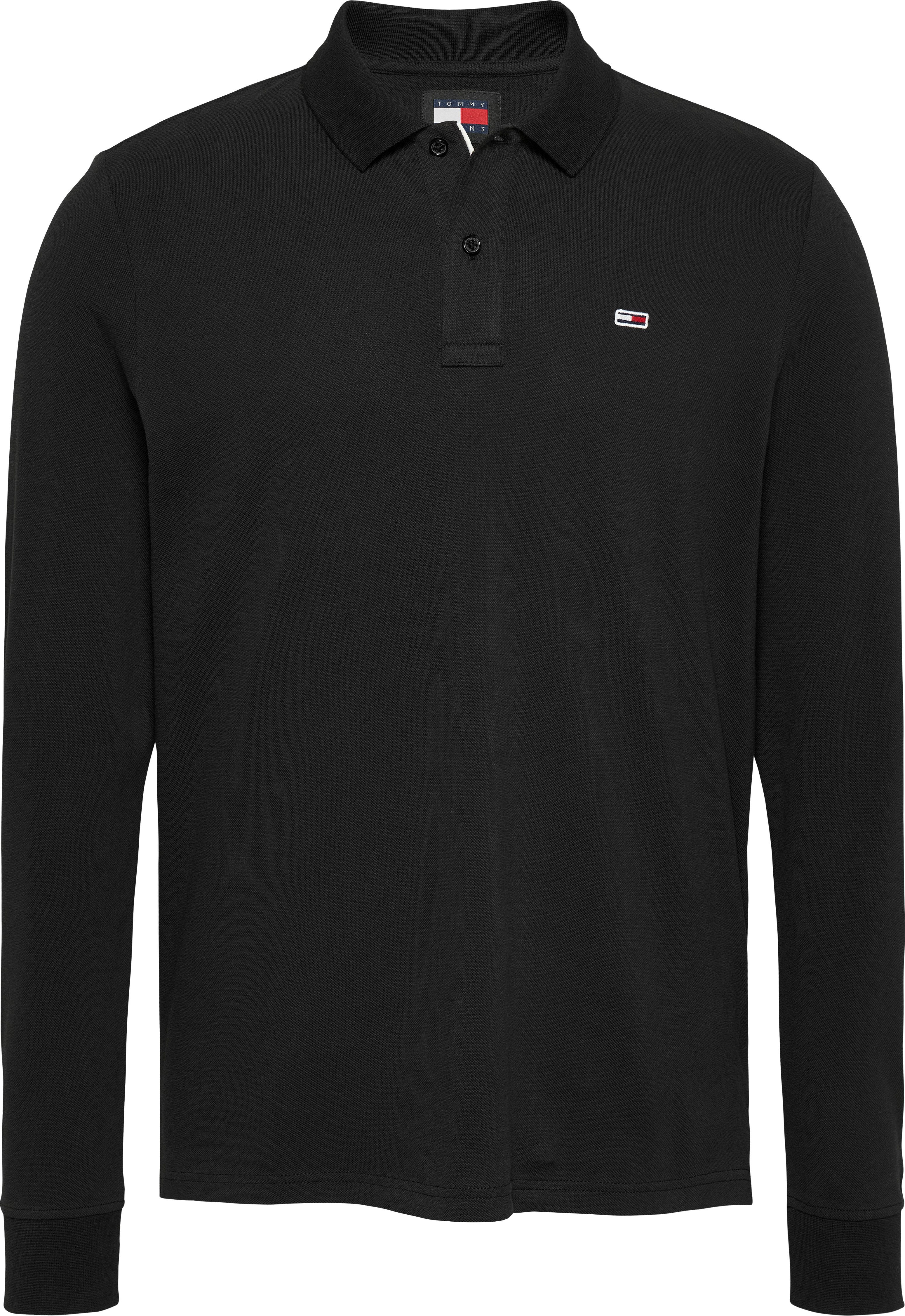TOMMY JEANS Poloshirt TJM SLIM PLACKET POLO LS EXT