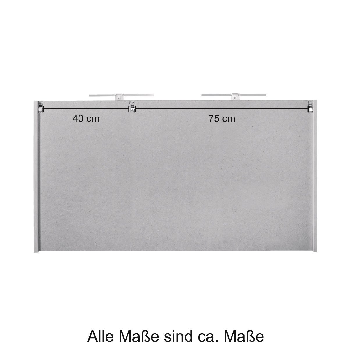 welltime Badmeubelset Malibu Breedte 120 cm, met soft-closetechniek (set, 2 stuks)