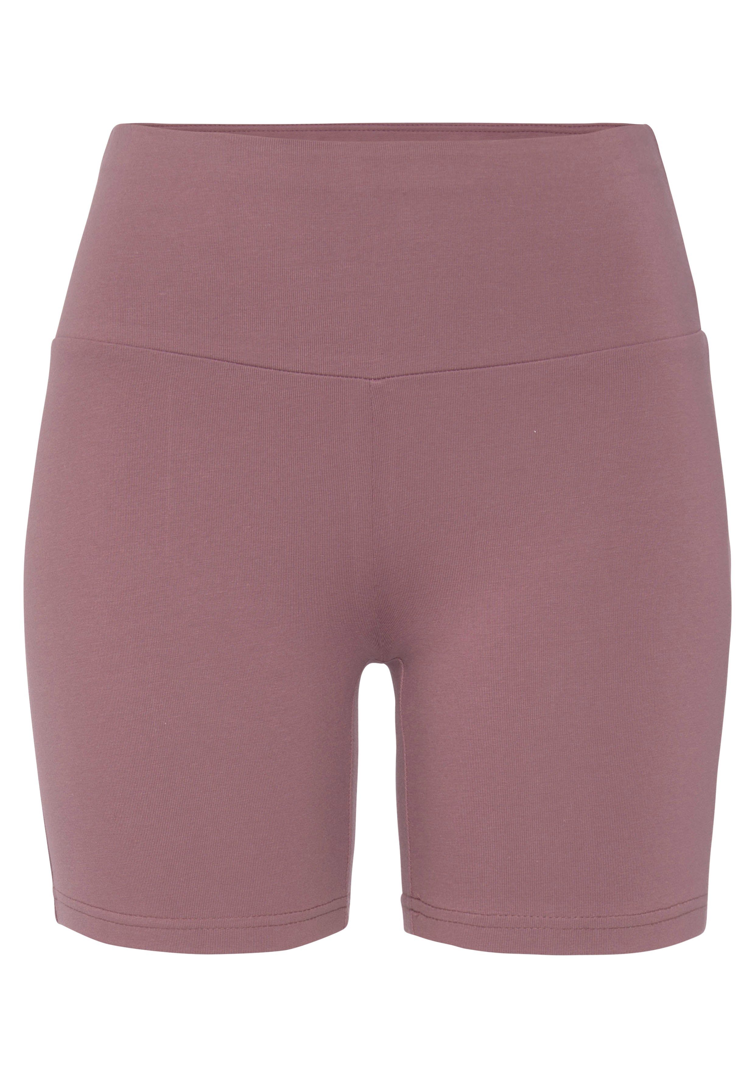 Lascana Short met brede boord en logoprint
