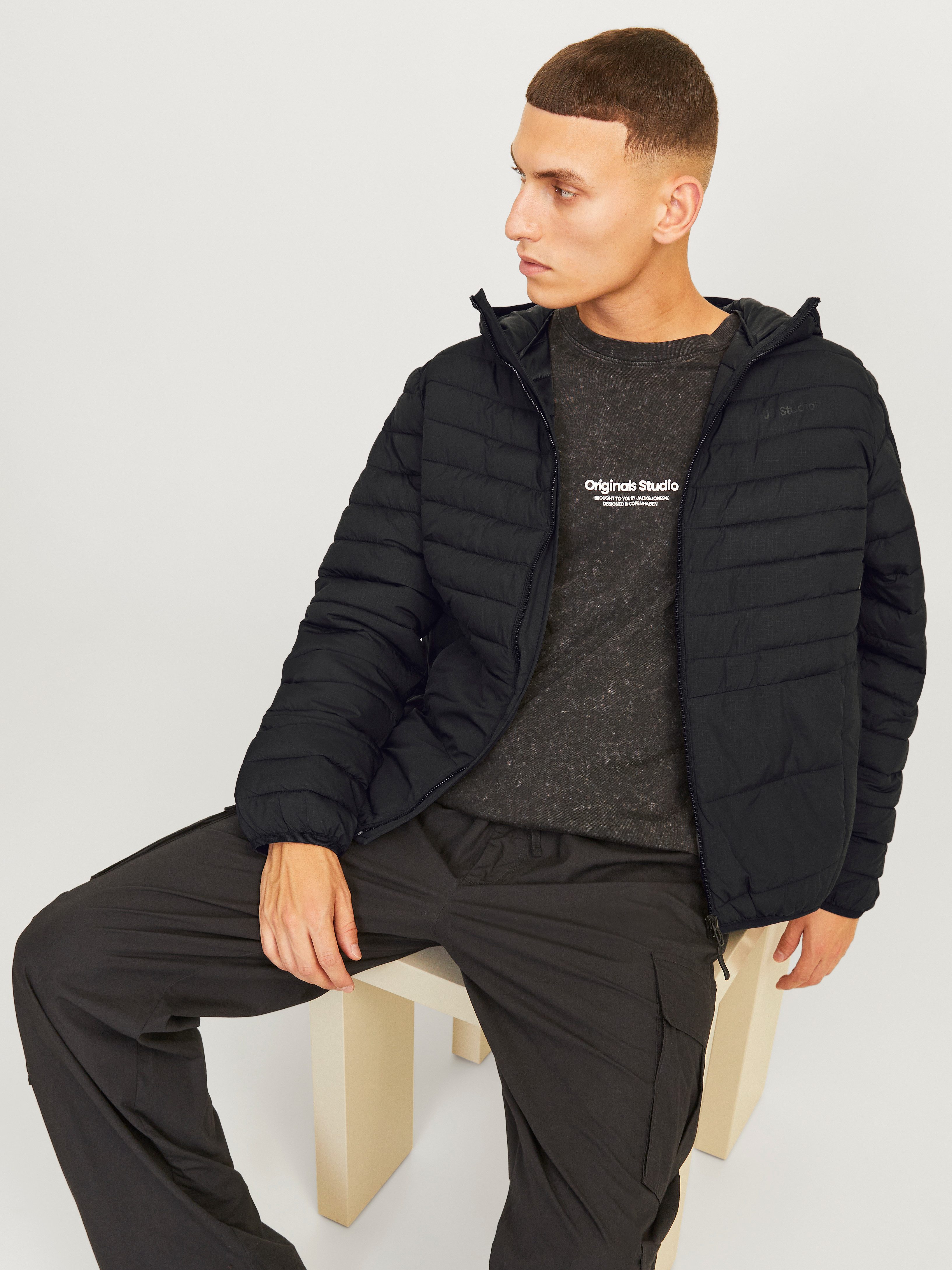Jack & Jones Gewatteerde jas JJESTATE PACKABLE PUFFER HOOD NOOS