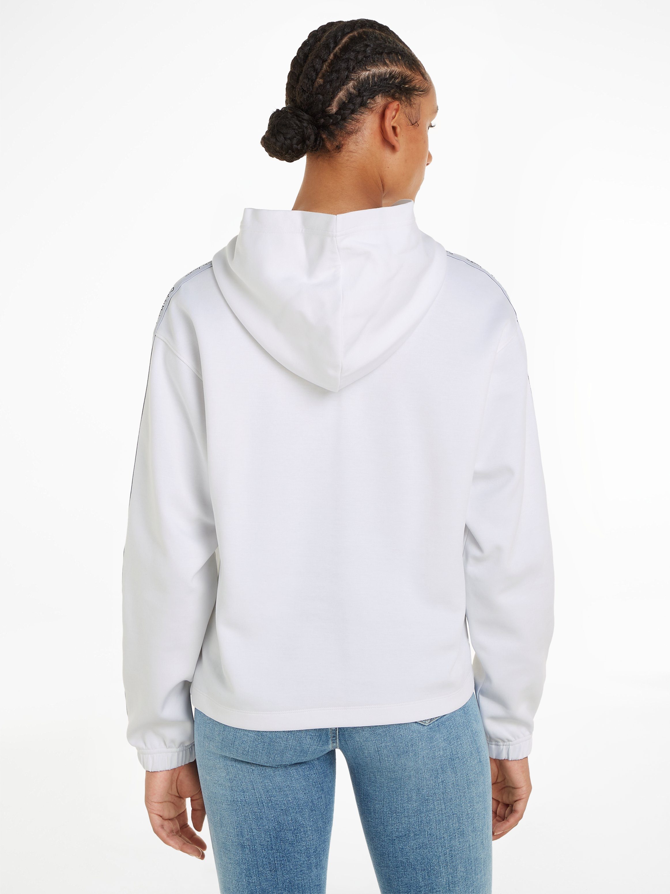 Calvin Klein Hoodie LOGO ELASTIC HOODIE met een logo-opschrift