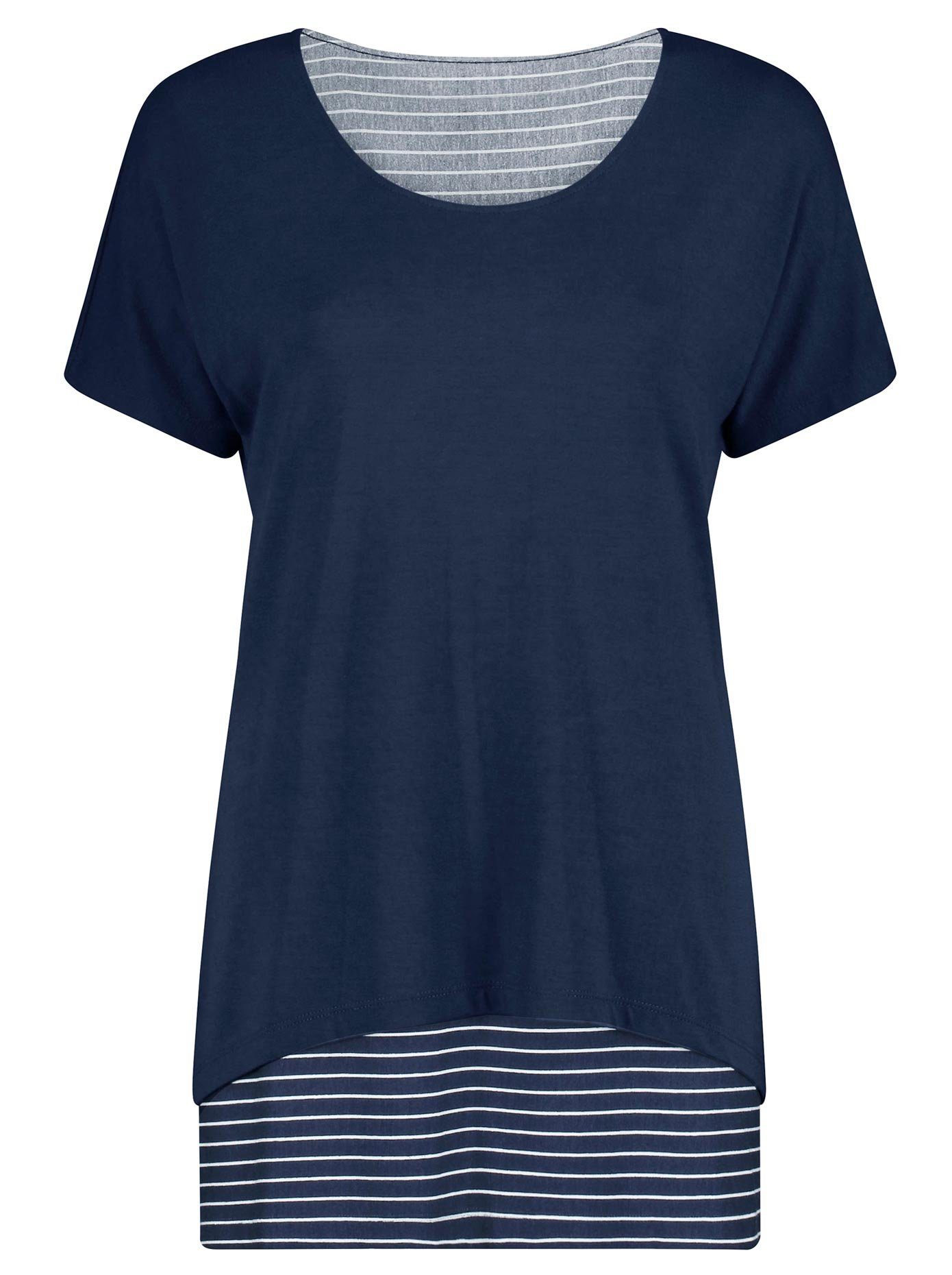 Casual Looks 2-in-1-shirt Shirt + top (1-delig)