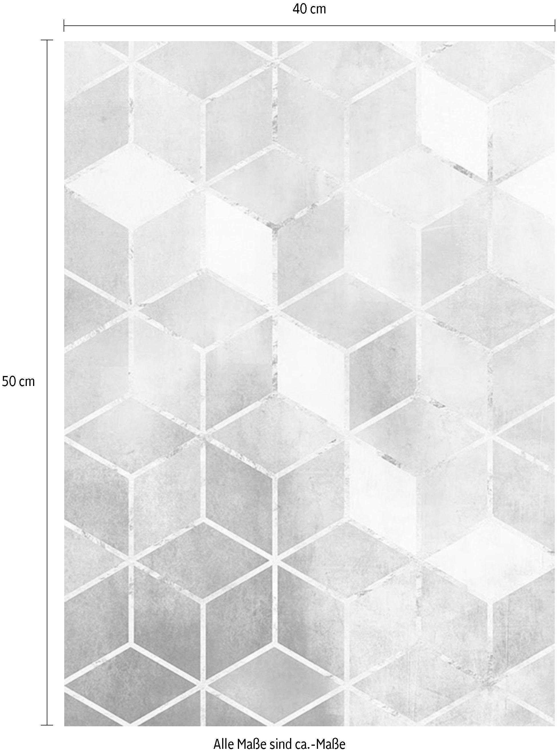 Komar Wanddecoratie Mozaïek Azzuro Wanddecoratie - zonder lijst (1 stuk)
