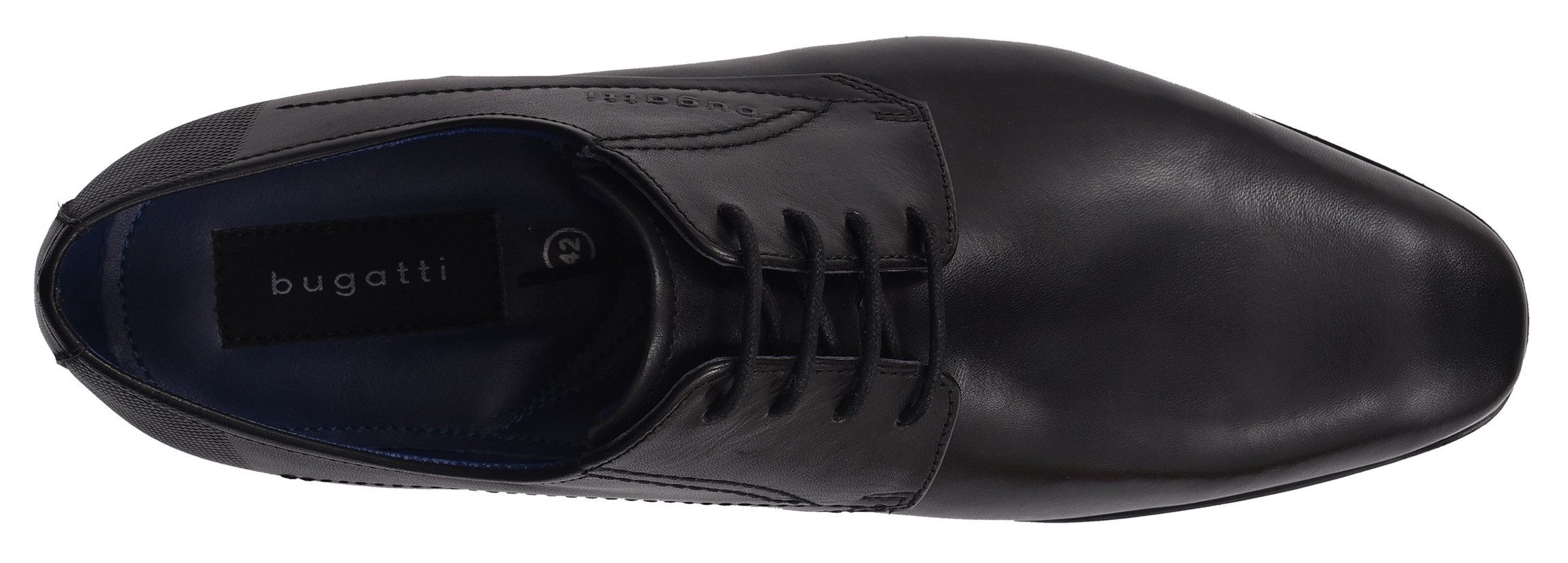 Bugatti Veterschoenen , blokhak, avondschoen, zakelijke schoen, feestdag schoen, logo-embossing