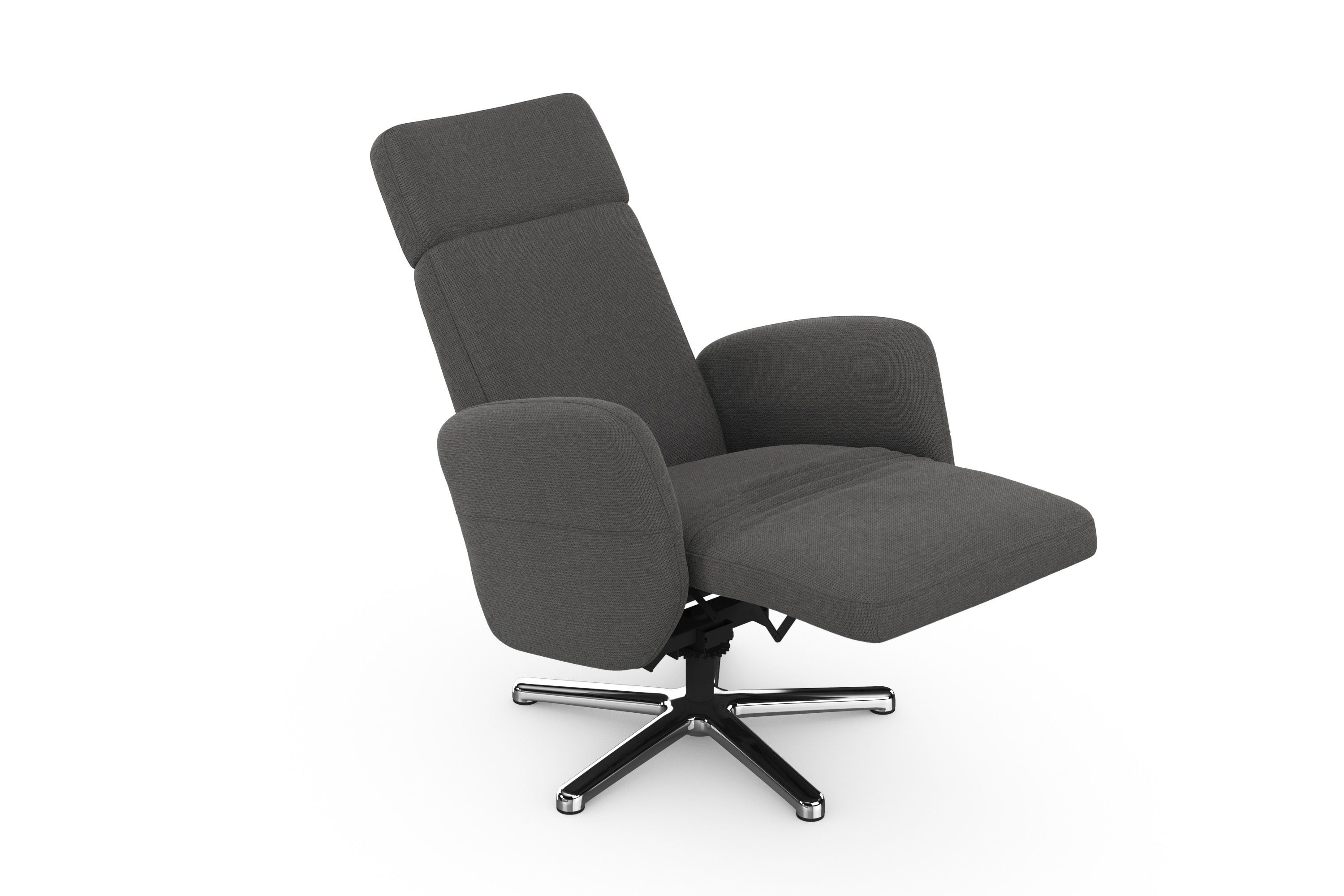 sit&more Relaxfauteuil Grenoble, incl. hoofdsteunverstelling en bekabelde afstandsbediening