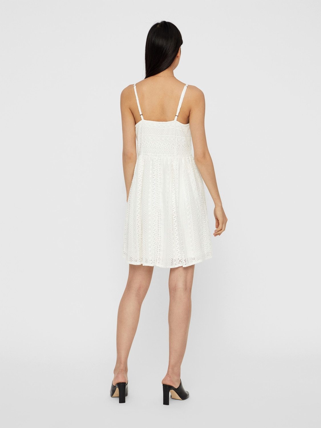 Vero Moda Jurk met bandjes VMHONEY LACE PLEATED SINGLET DRESS WVN