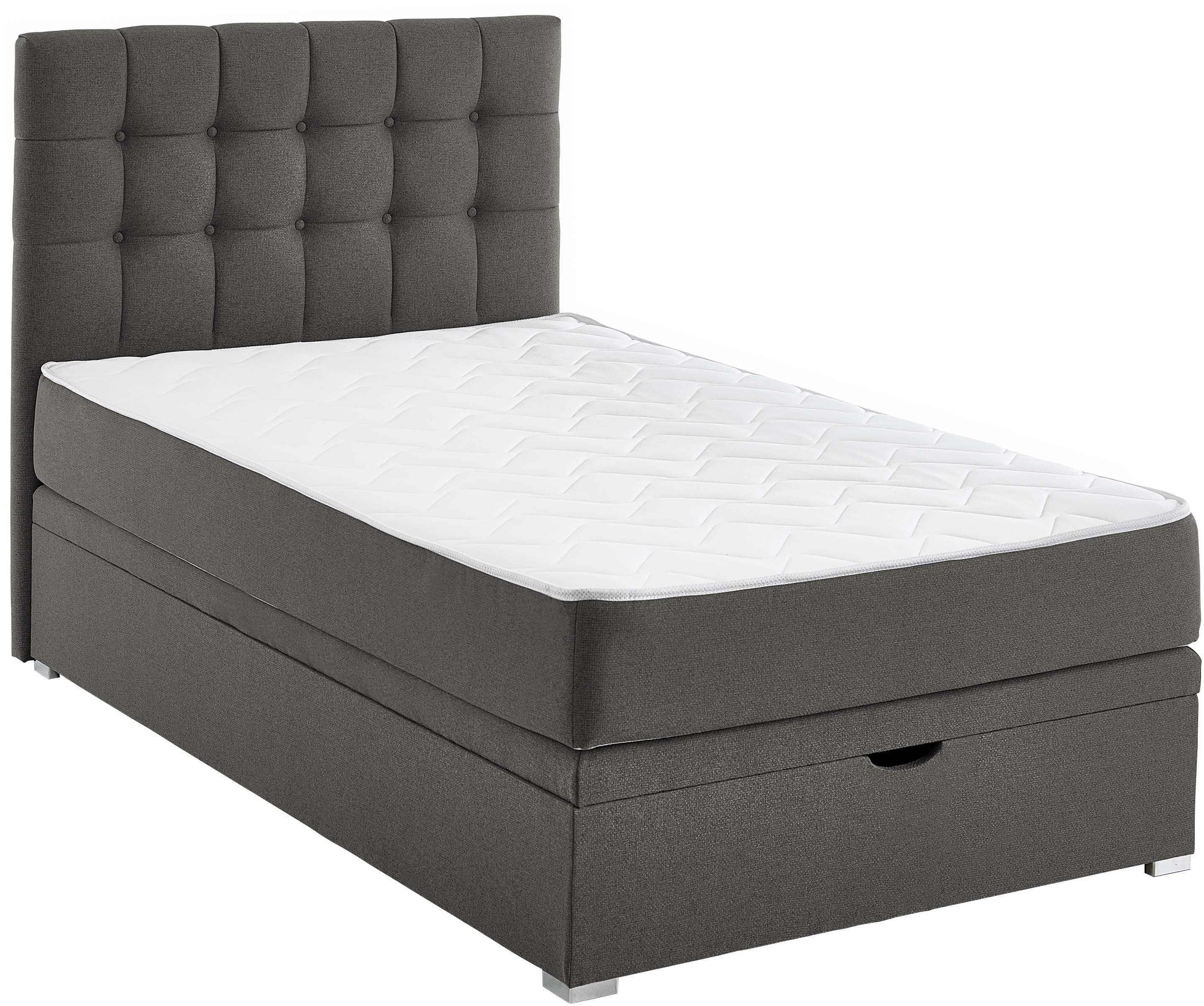 ATLANTIC home collection Boxspring Riona, uitbreidbaar naar een dubbel- en familiebad keuze uit 120x200cm pocketveringmatras of zonder matras