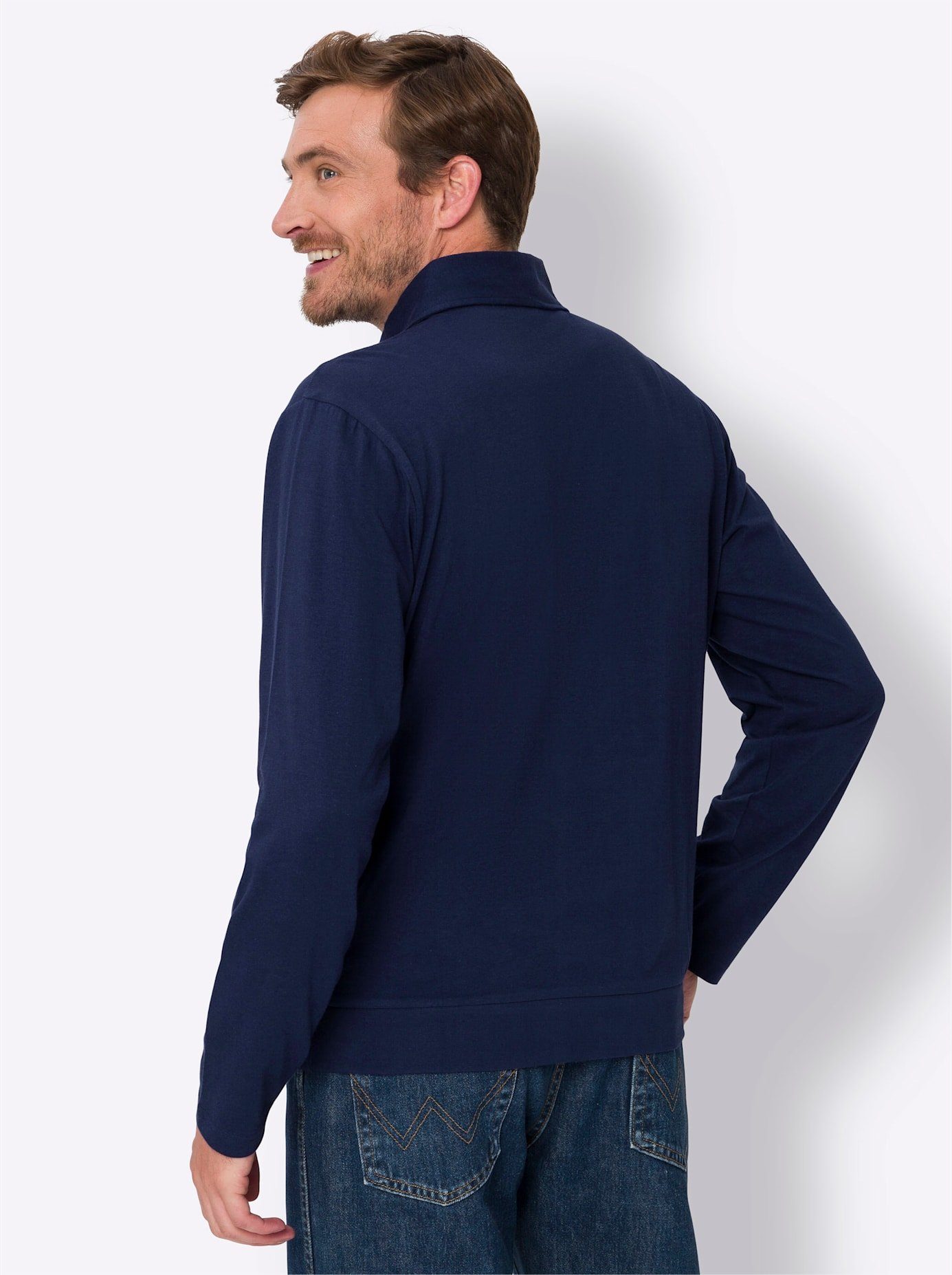 Classic Poloshirt met lange mouwen (1-delig)
