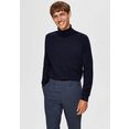 selected homme coltrui berg roll neck blauw