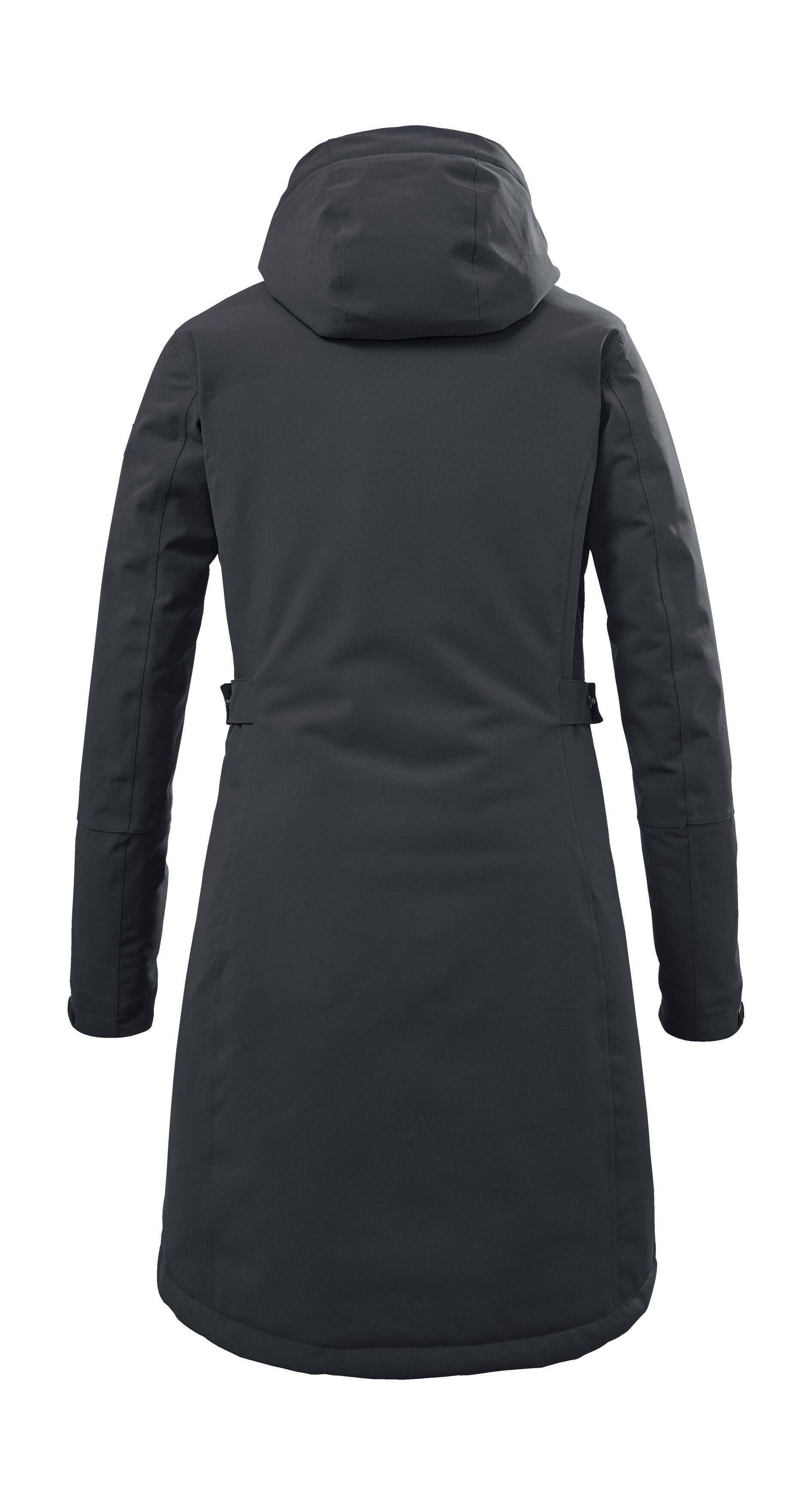 Killtec Parka KOW 165 WMN PRK Water- en winddichte parka met teddyfleece en afneembare capuchon